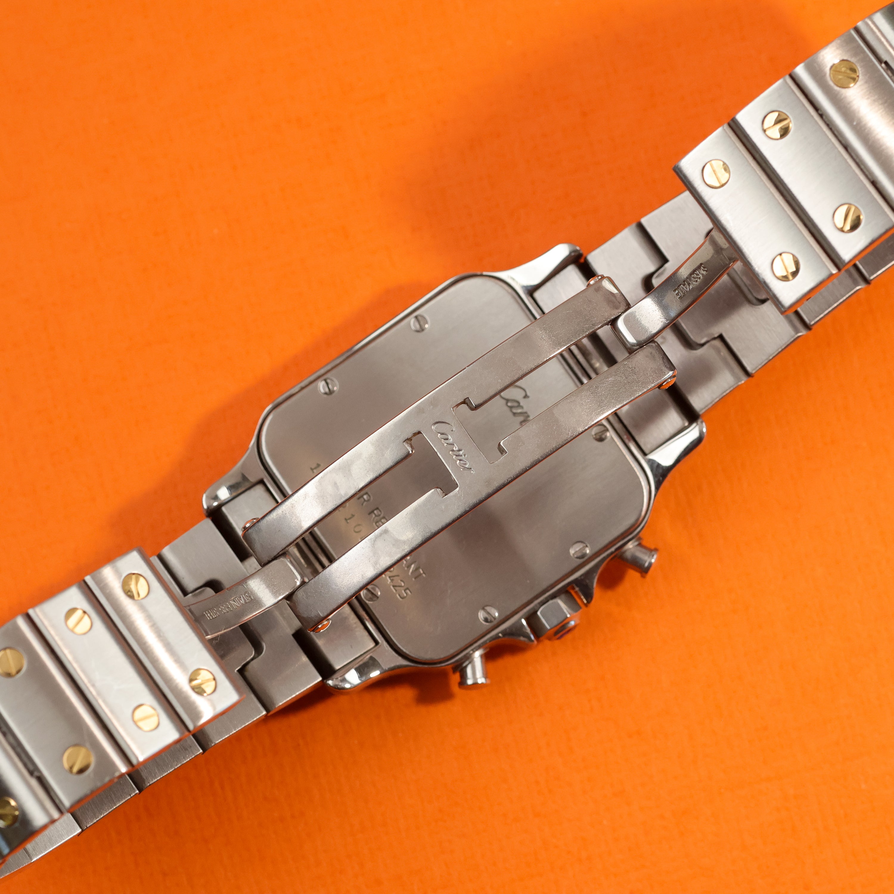 Cartier Santos Chronoflex Ref. 2425 Steel and Gold