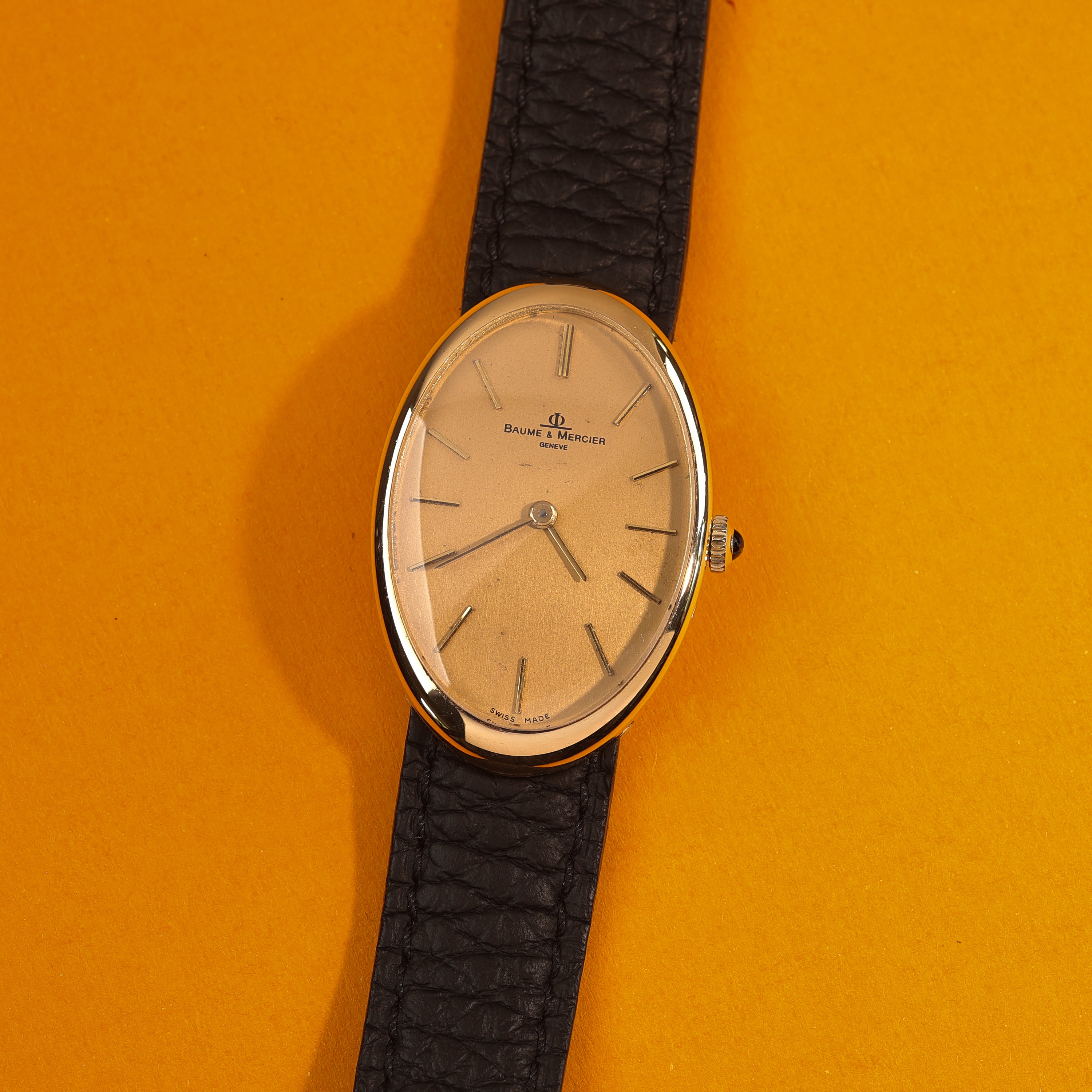 Baume & Mercier 'Baignoire' Ref. 37055 in 18K Yellow Gold