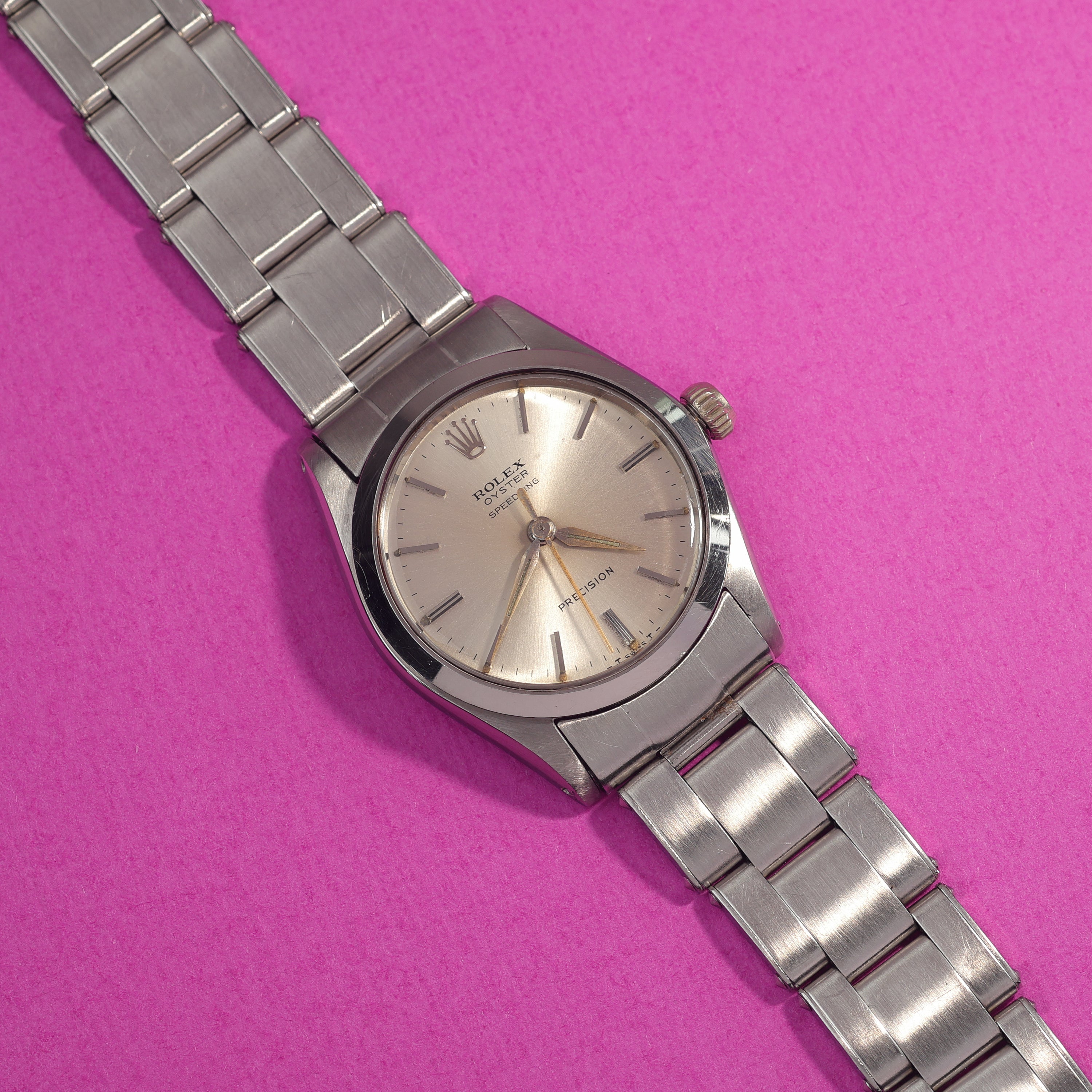 Rolex Speedking Ref. 6430 Silver Dial