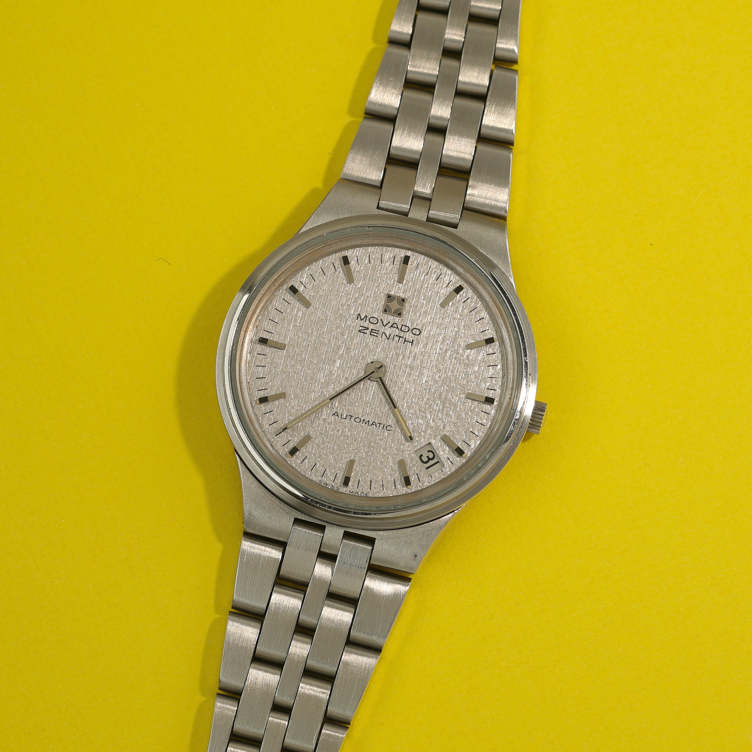 Zenith Movado Cal. 10.1 Microrotor Silver Dial