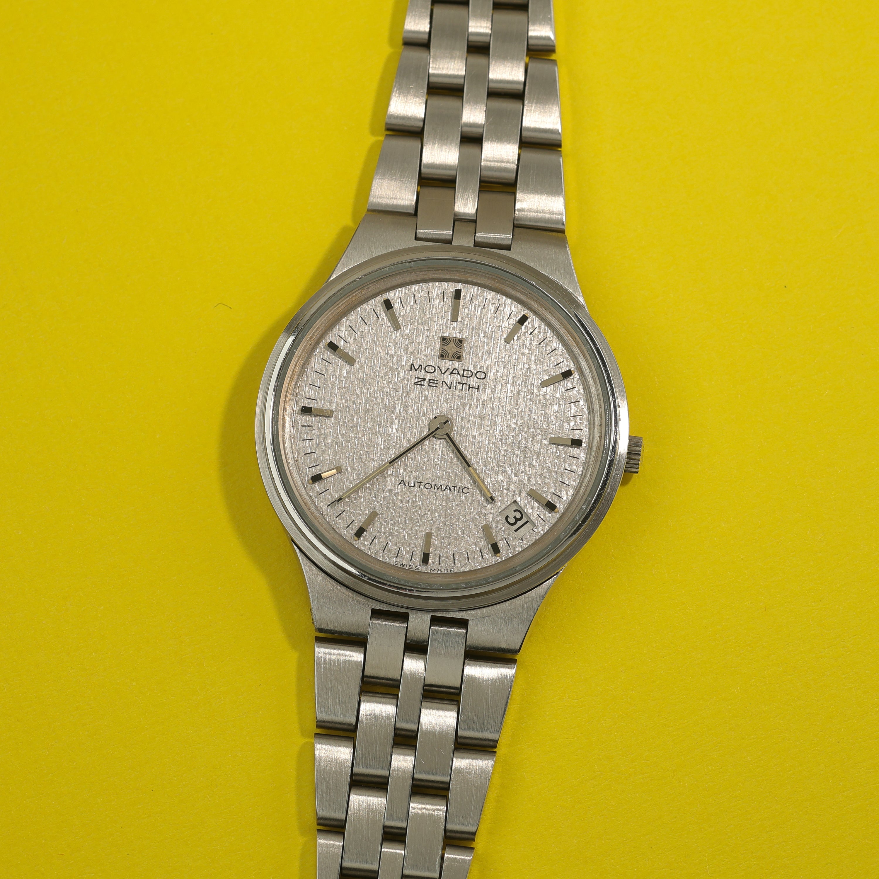 Zenith Movado Cal. 10.1 Microrotor Silver Dial