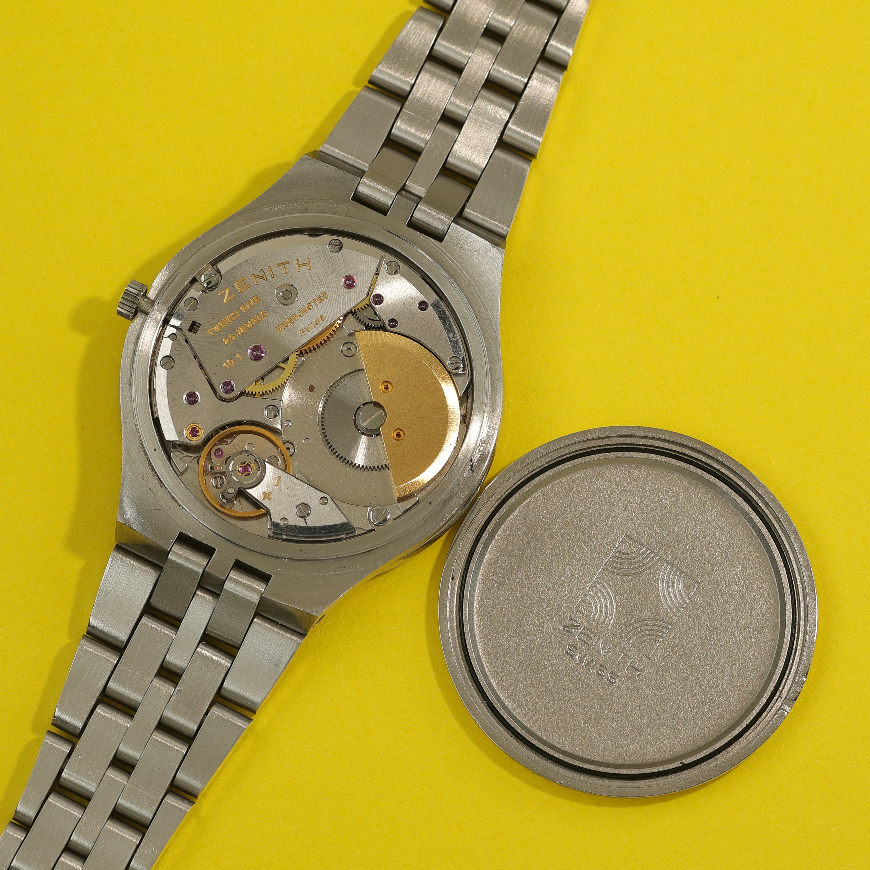 Zenith Movado Cal. 10.1 Microrotor Silver Dial