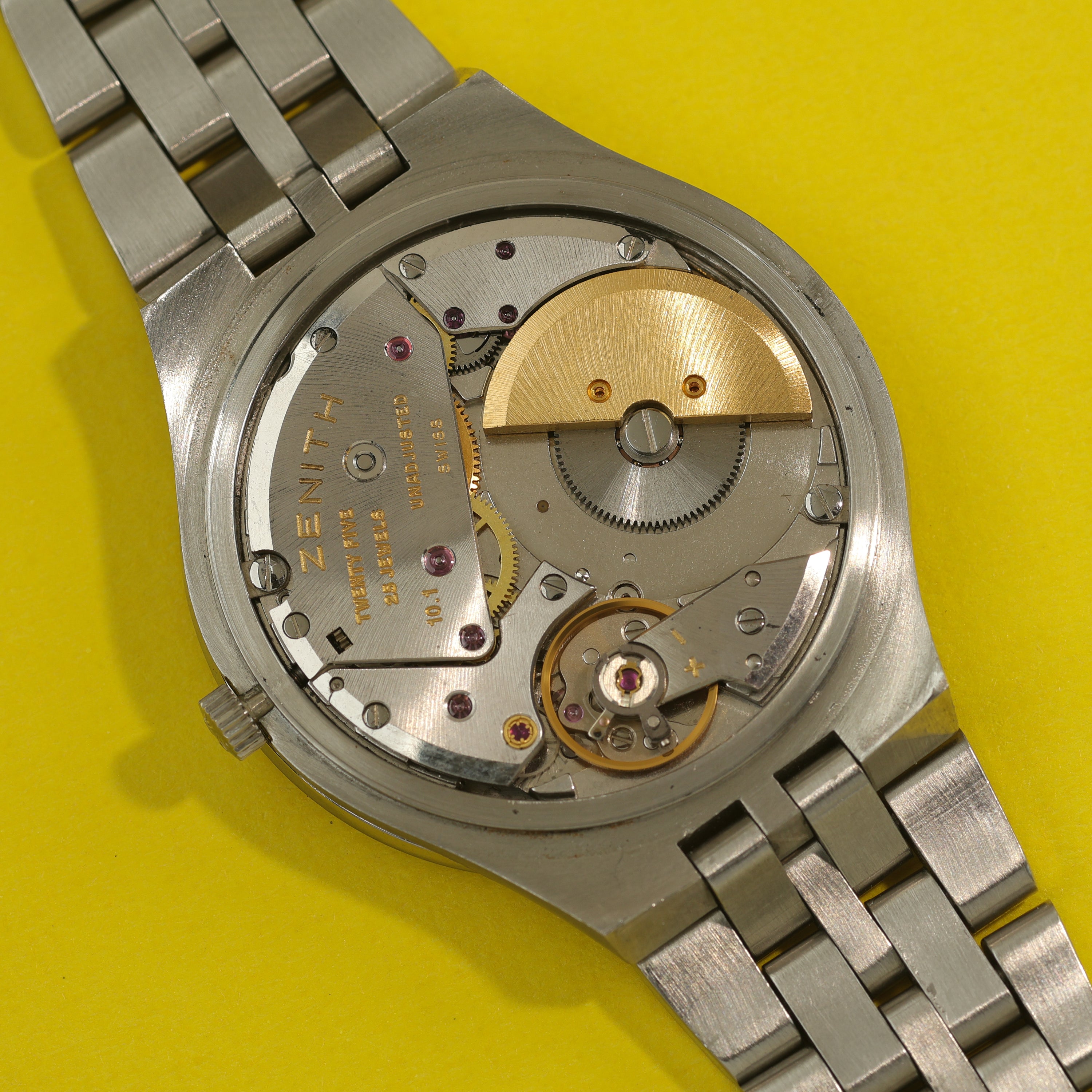 Zenith Movado Cal. 10.1 Microrotor Silver Dial