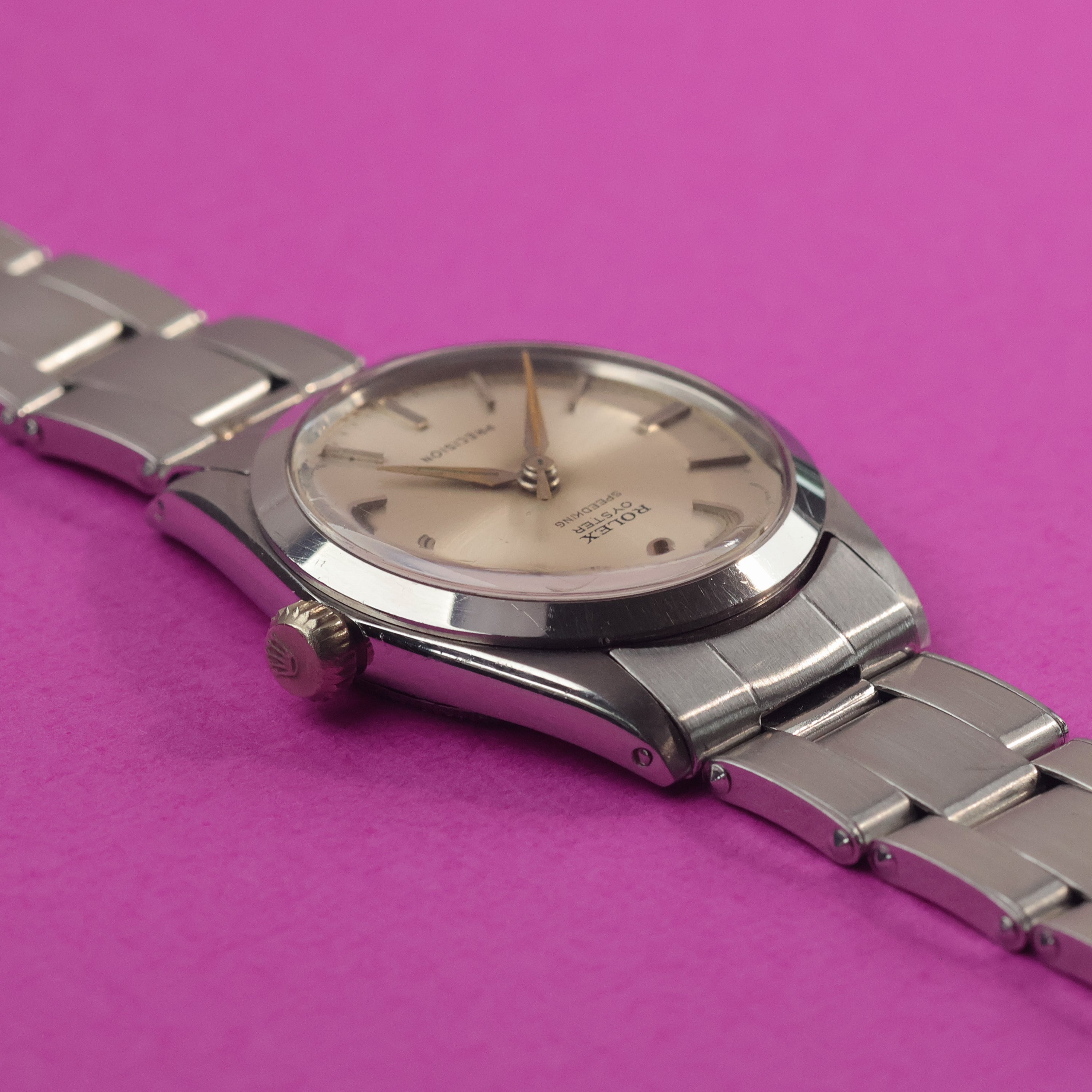 Rolex Speedking Ref. 6430 Silver Dial