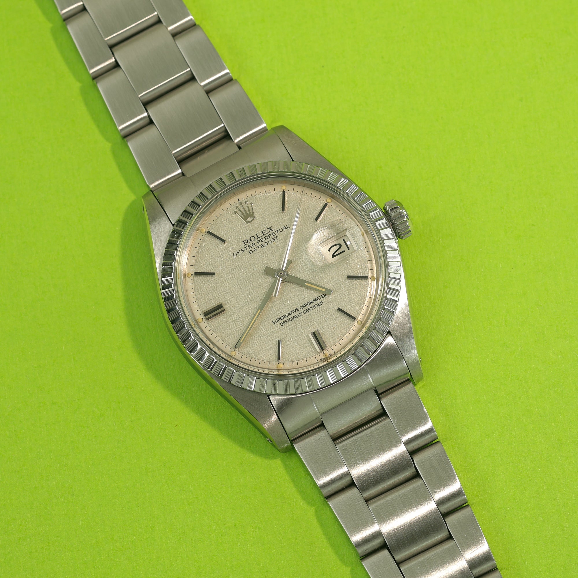Rolex Datejust Ref. 1603 Linen Dial