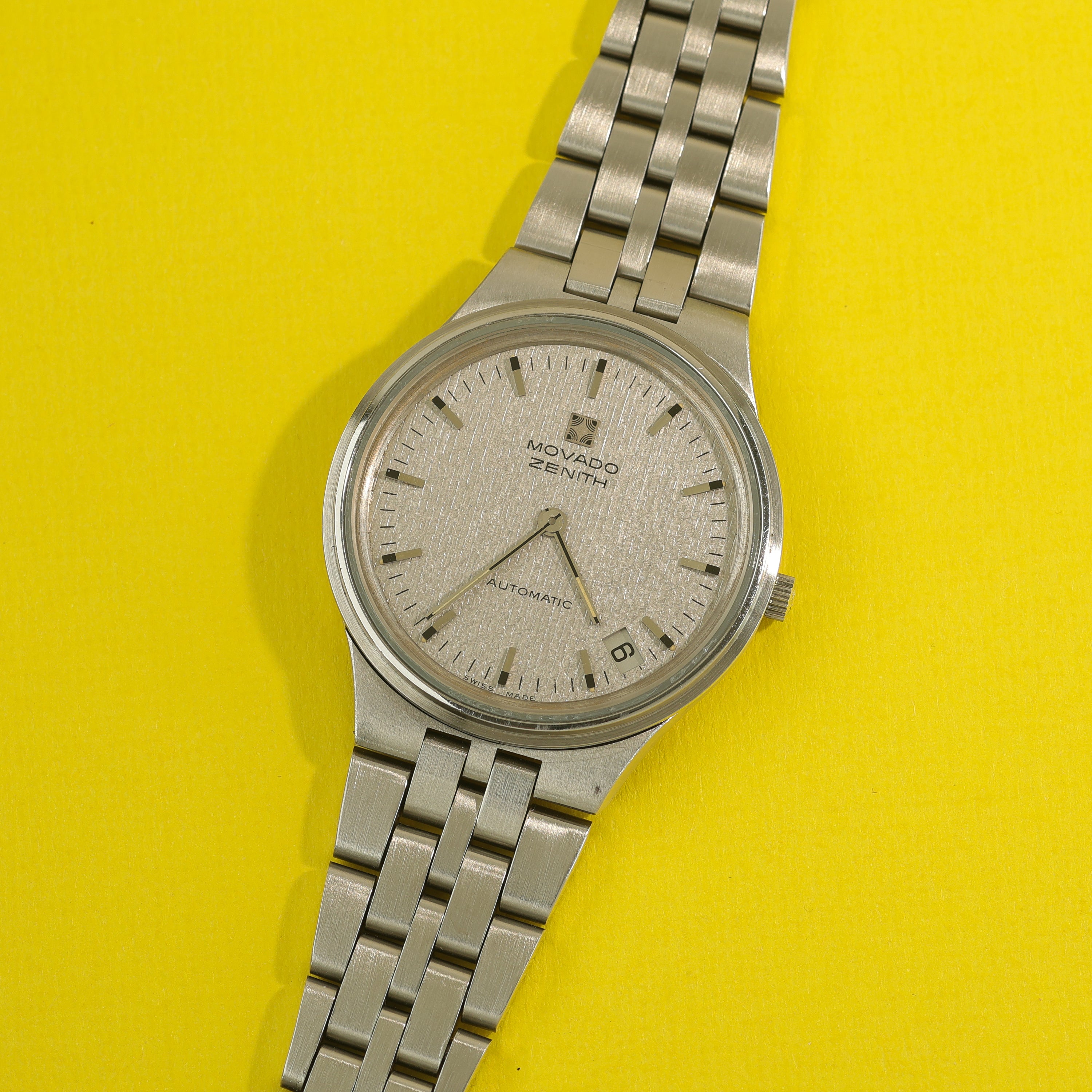 Zenith Movado Cal. 10.1 Microrotor Silver Dial