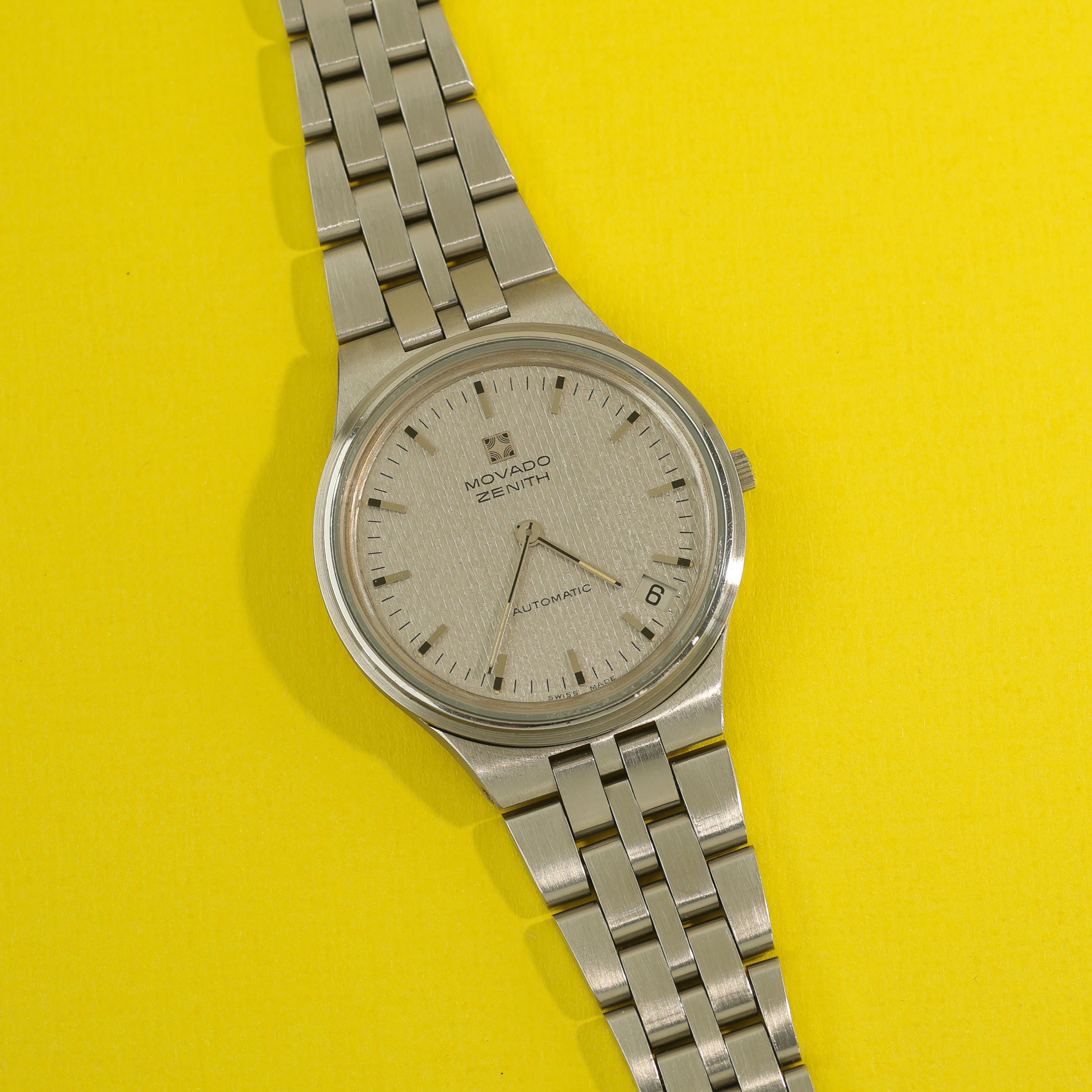 Zenith Movado Cal. 10.1 Microrotor Silver Dial