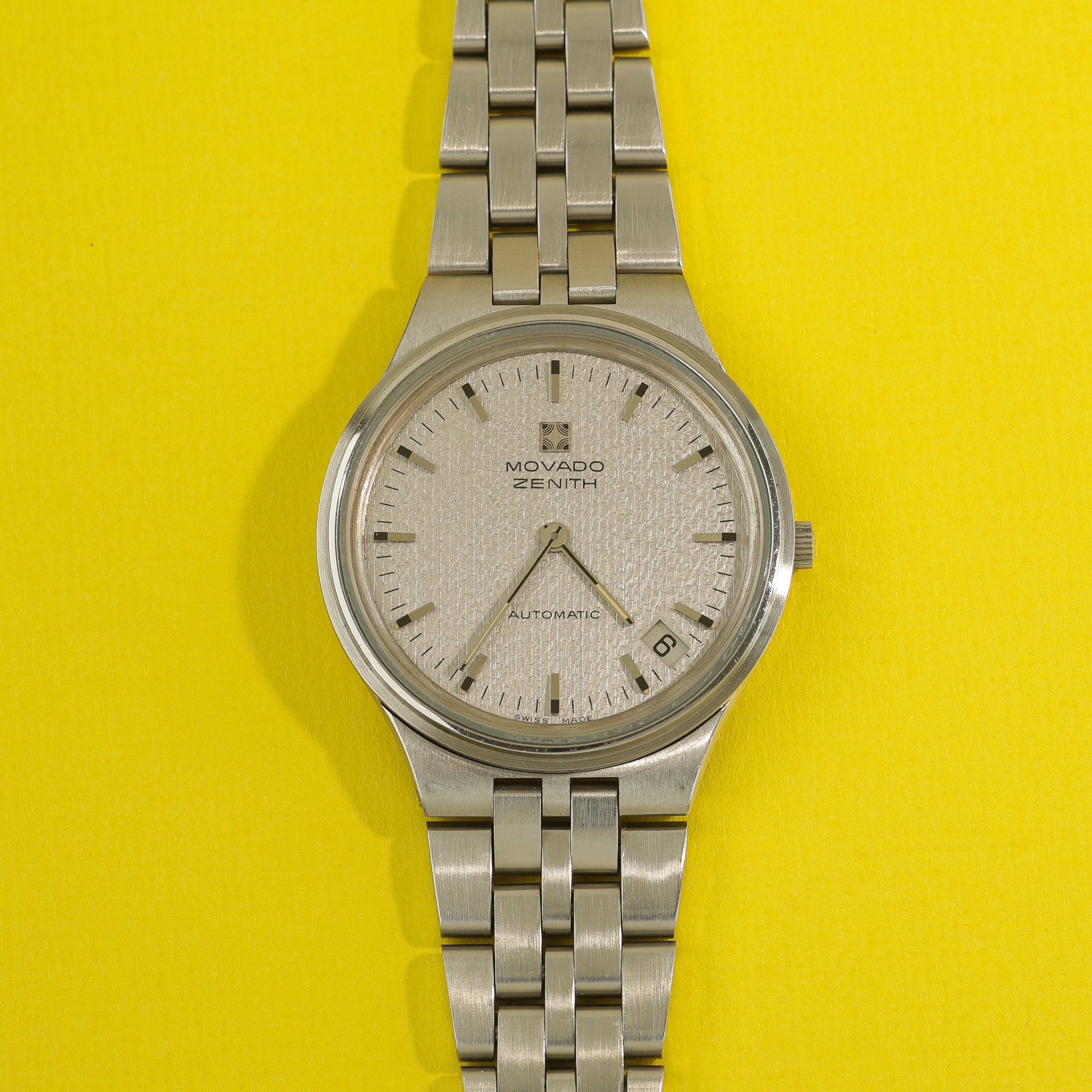 Zenith Movado Cal. 10.1 Microrotor Silver Dial