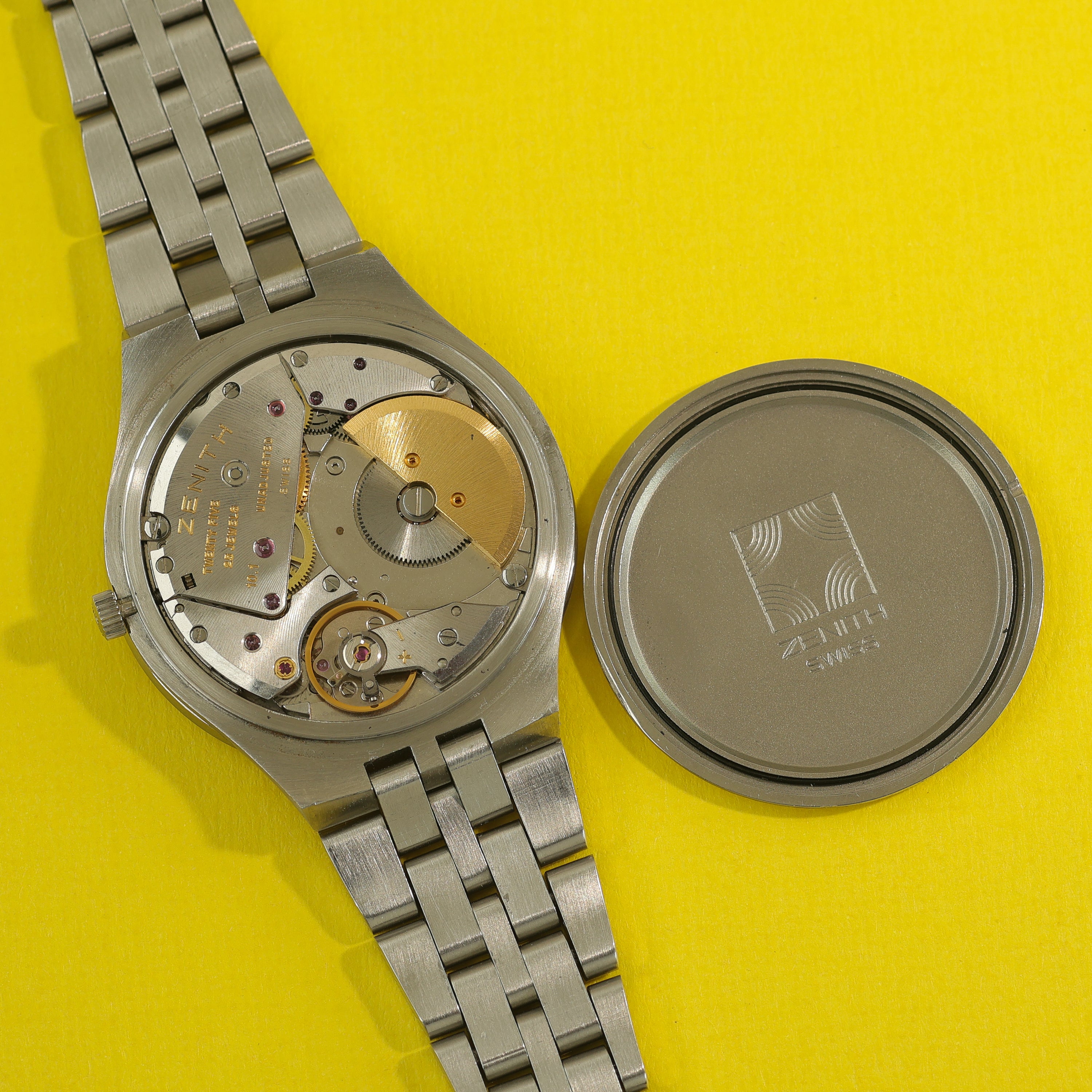 Zenith Movado Cal. 10.1 Microrotor Silver Dial