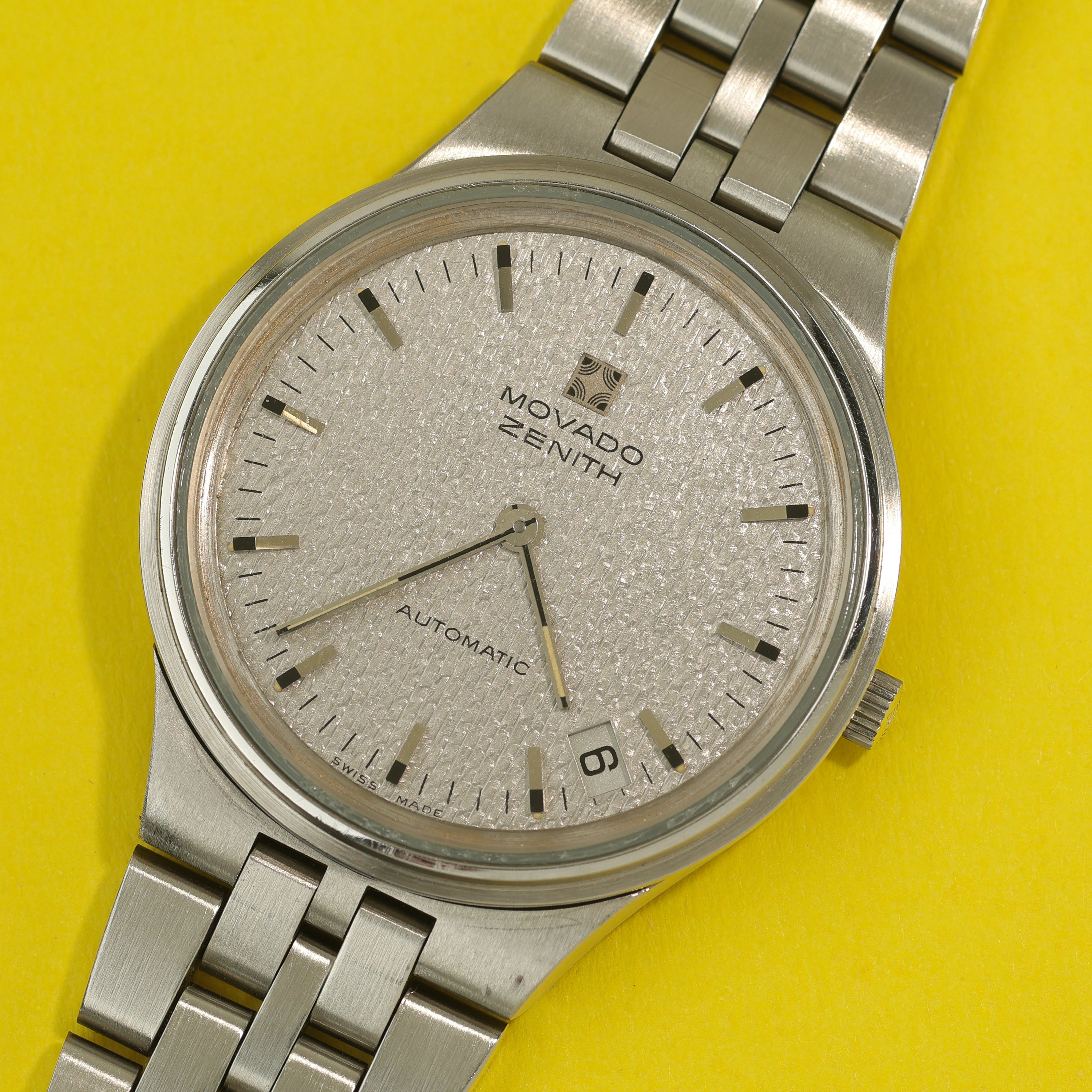 Zenith Movado Cal. 10.1 Microrotor Silver Dial