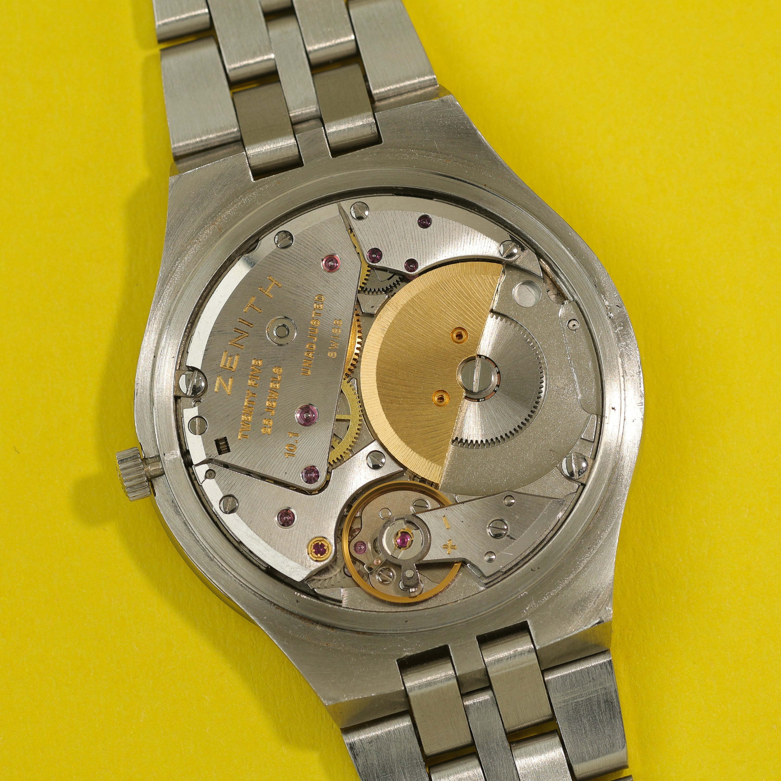 Zenith Movado Cal. 10.1 Microrotor Silver Dial