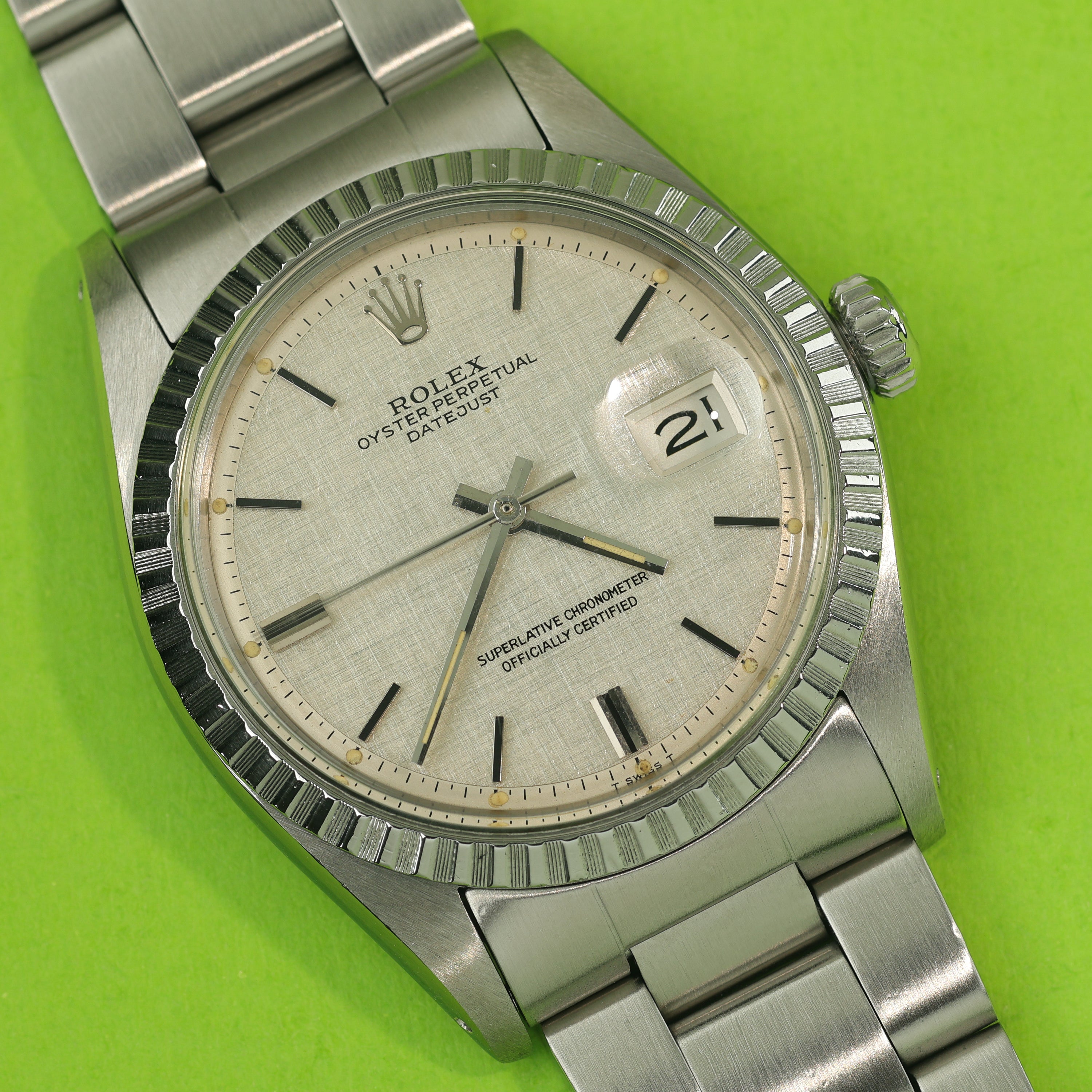 Rolex Datejust Ref. 1603 Linen Dial