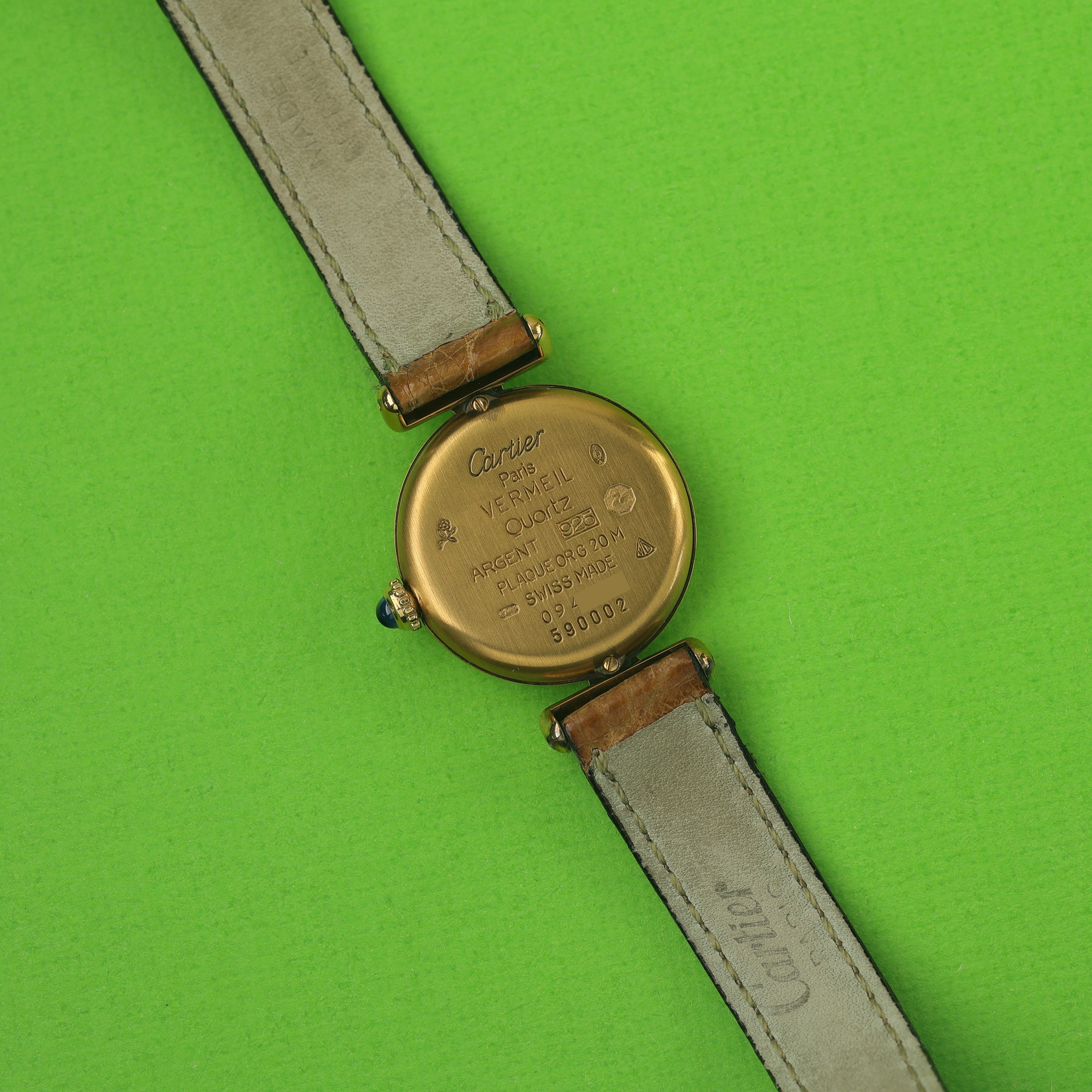 Cartier Must Colisée Ref. 590002 Box and Papers