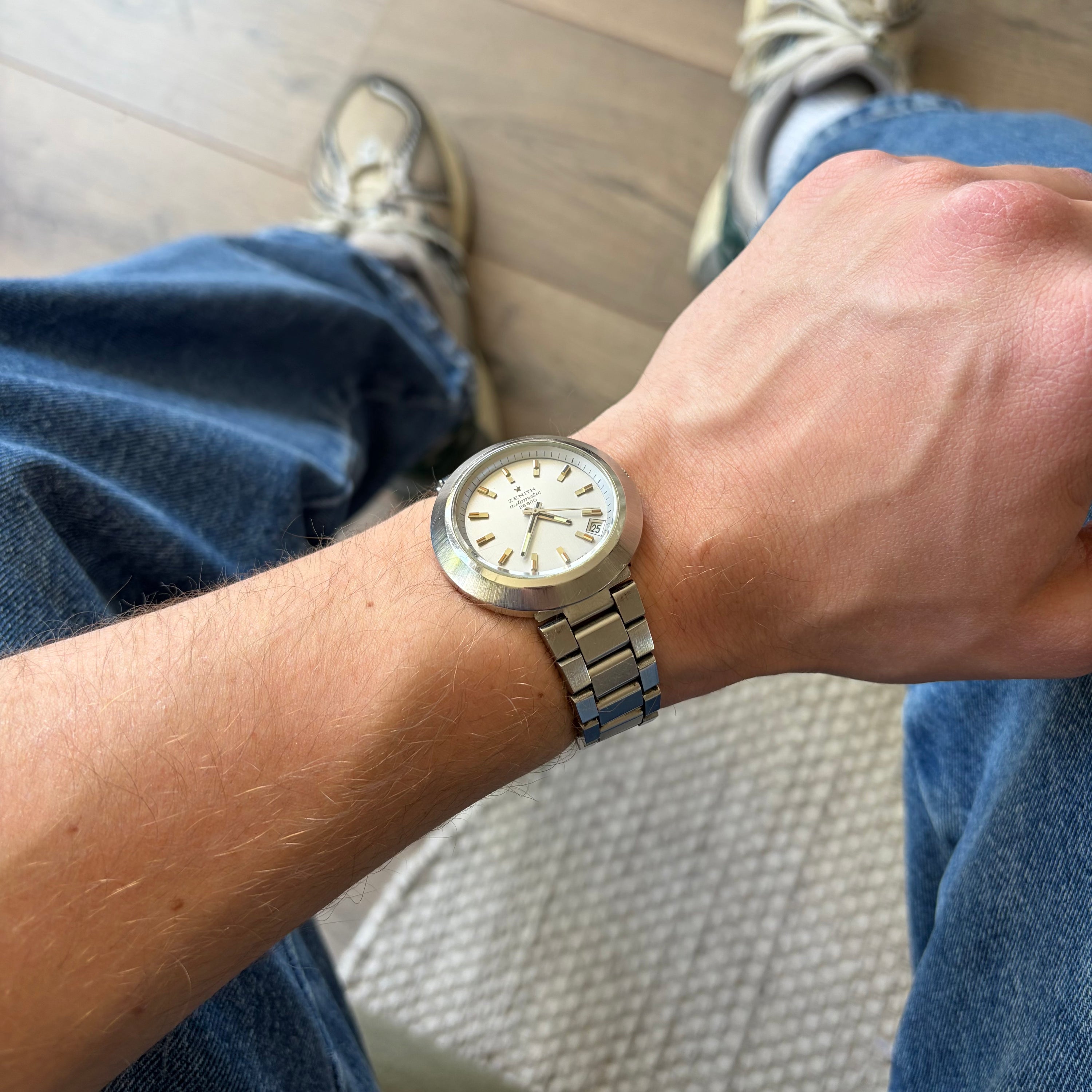 Zenith Ref. 01-1200-029 'UFO' Brushed Silver Dial