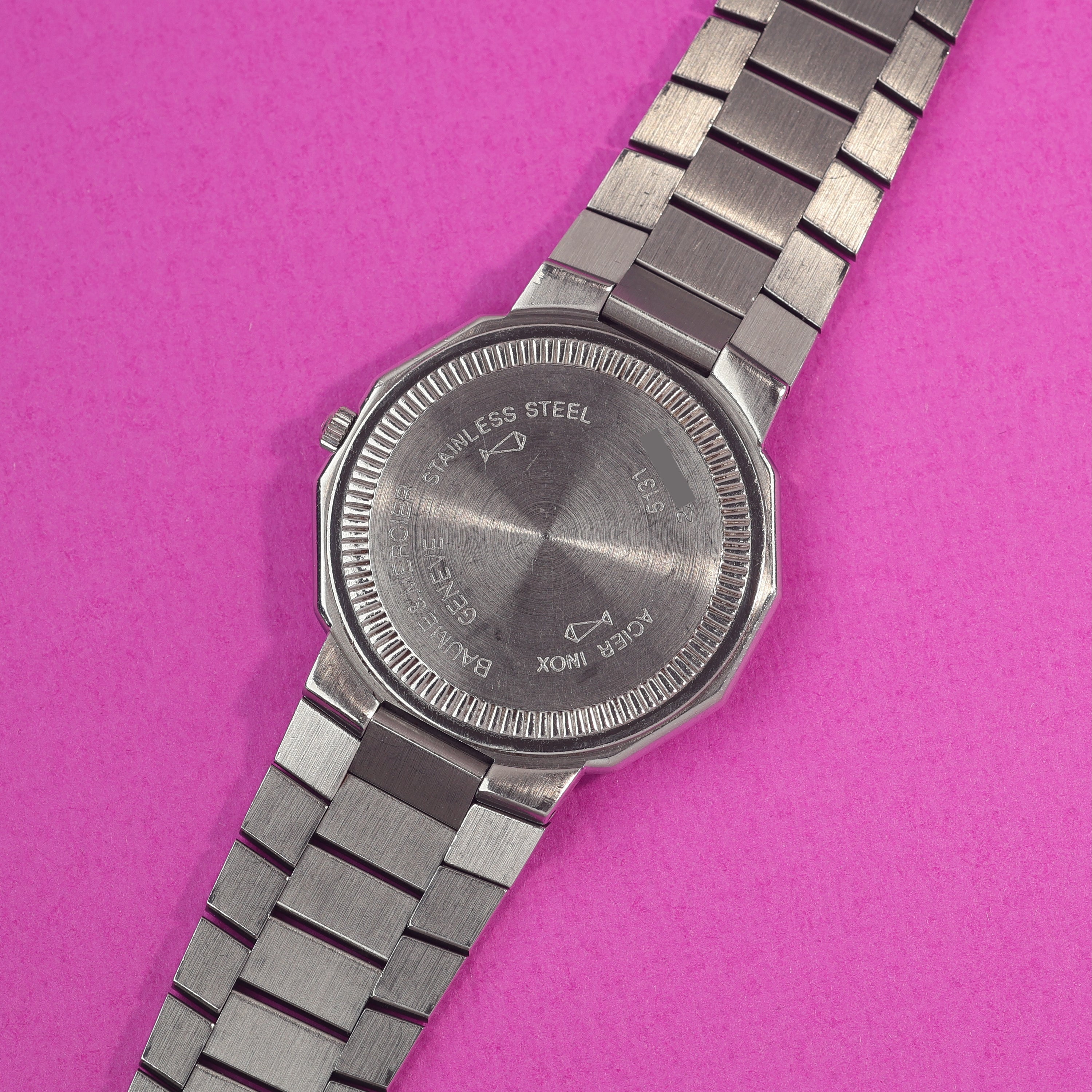 Baume & Mercier Riviera Ref. 5131 No-Date Silver Dial