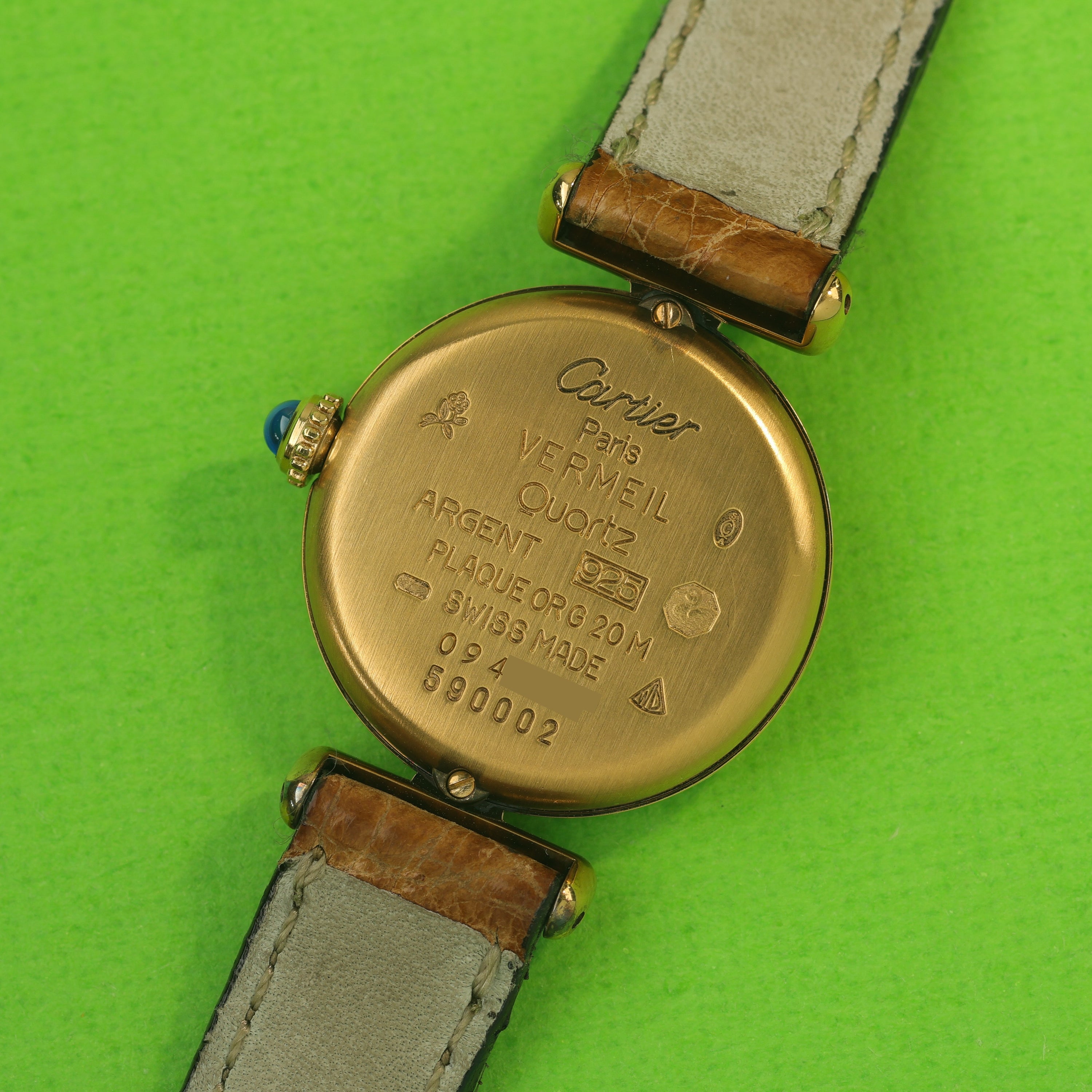 Cartier Must Colisée Ref. 590002 Box and Papers