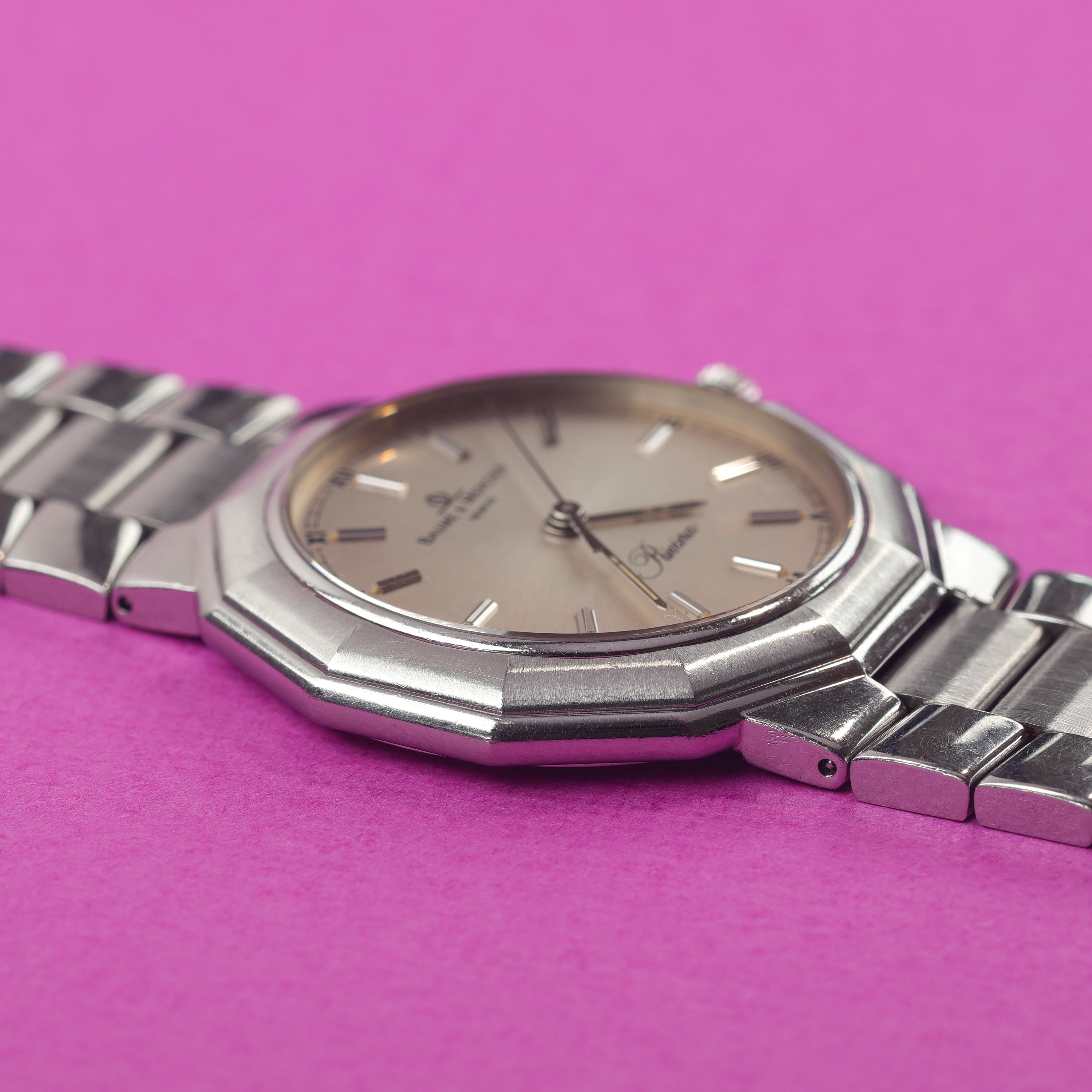 Baume & Mercier Riviera Ref. 5131 No-Date Silver Dial
