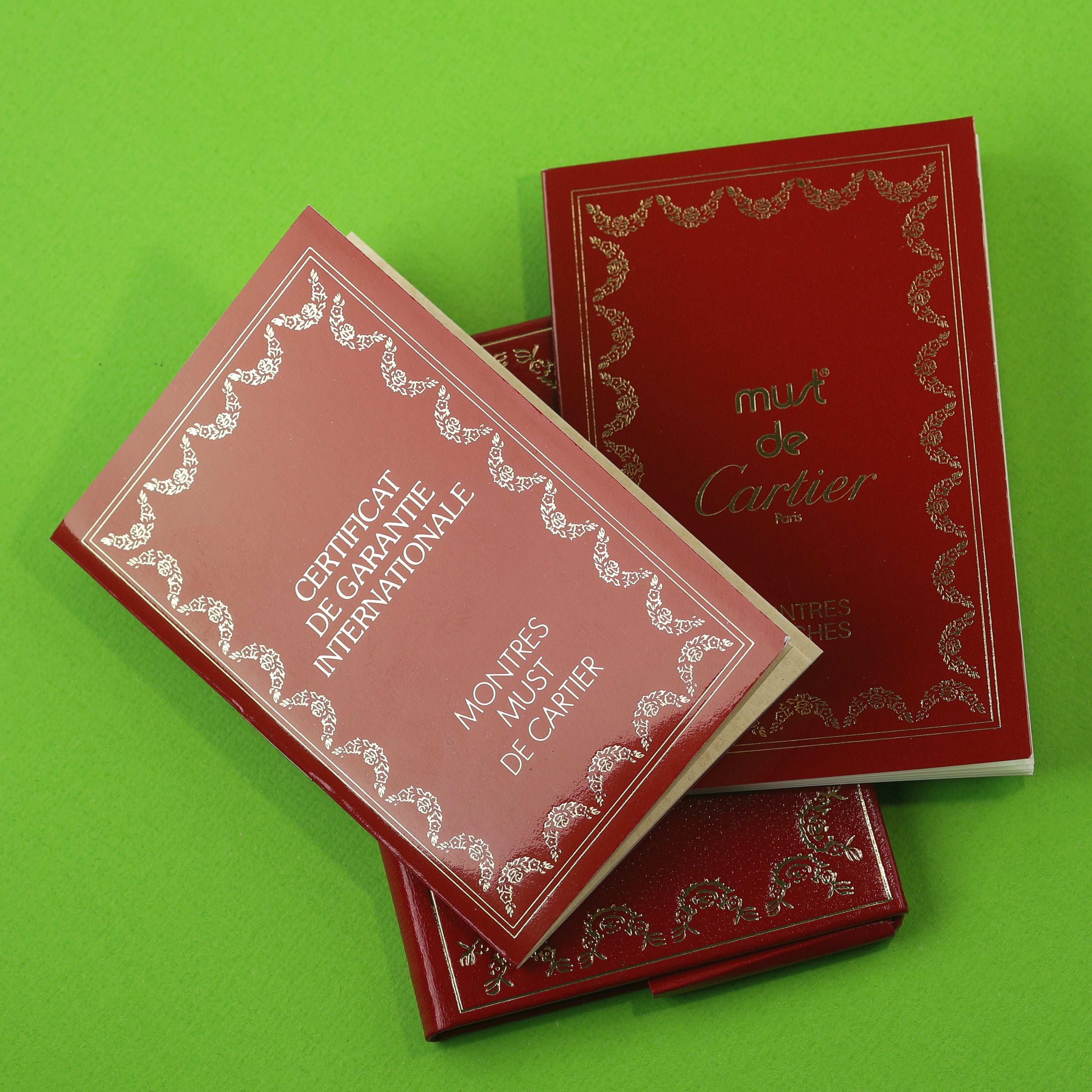 Cartier Must Colisée Ref. 590002 Box and Papers