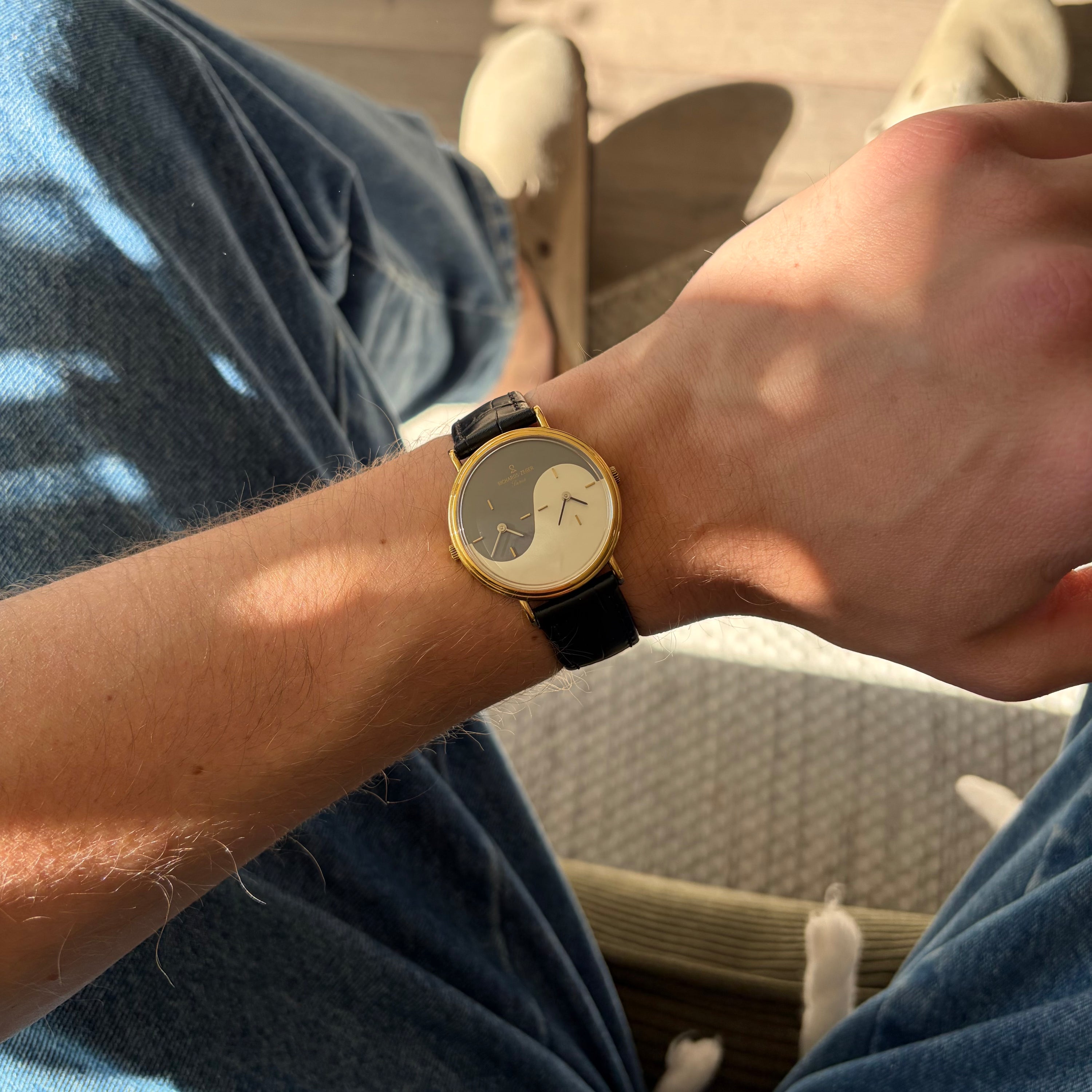 Richards Zeger Yin-Yang Dual Time Gold Plated