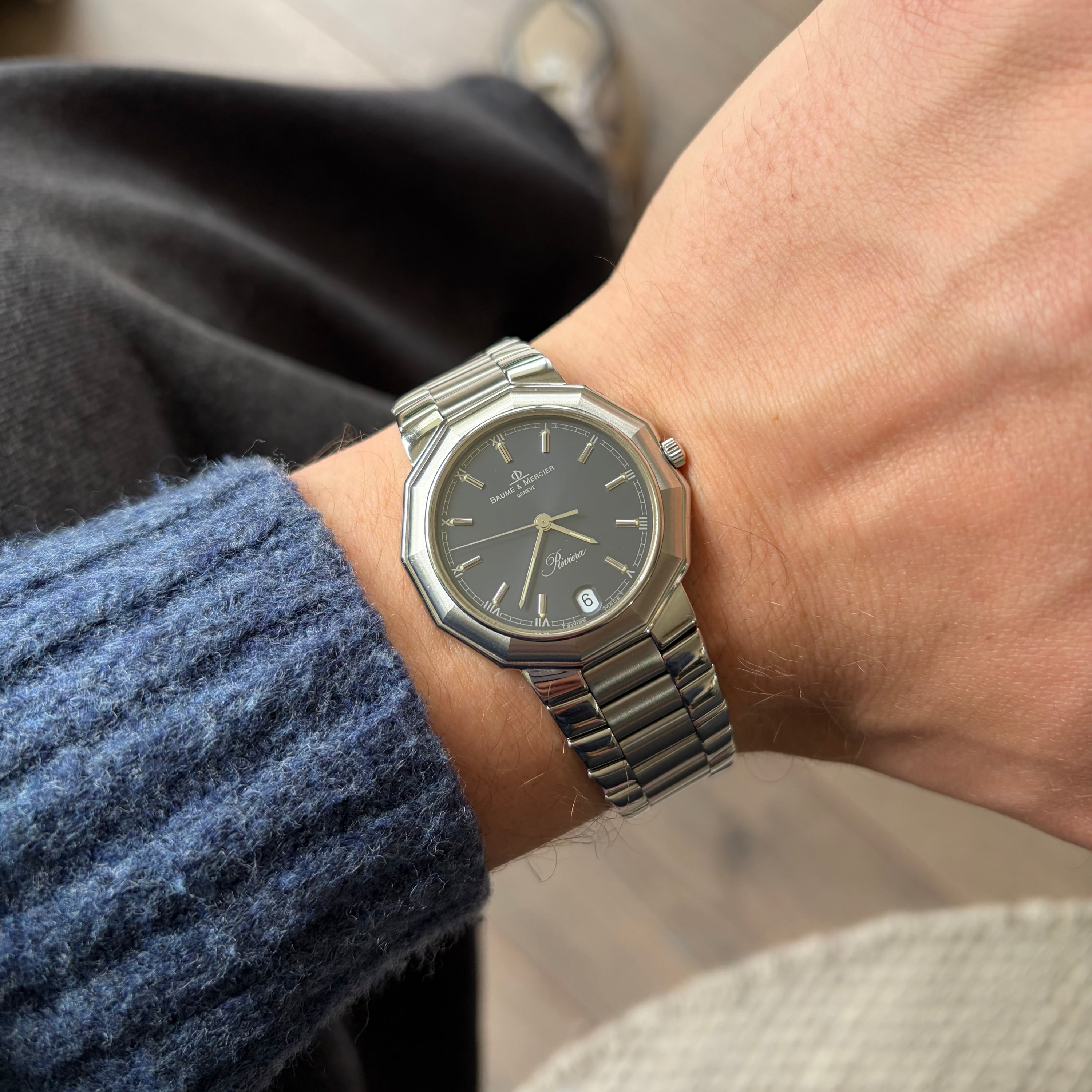 Baume & Mercier Riviera Ref. 5131.2 Grey Dial