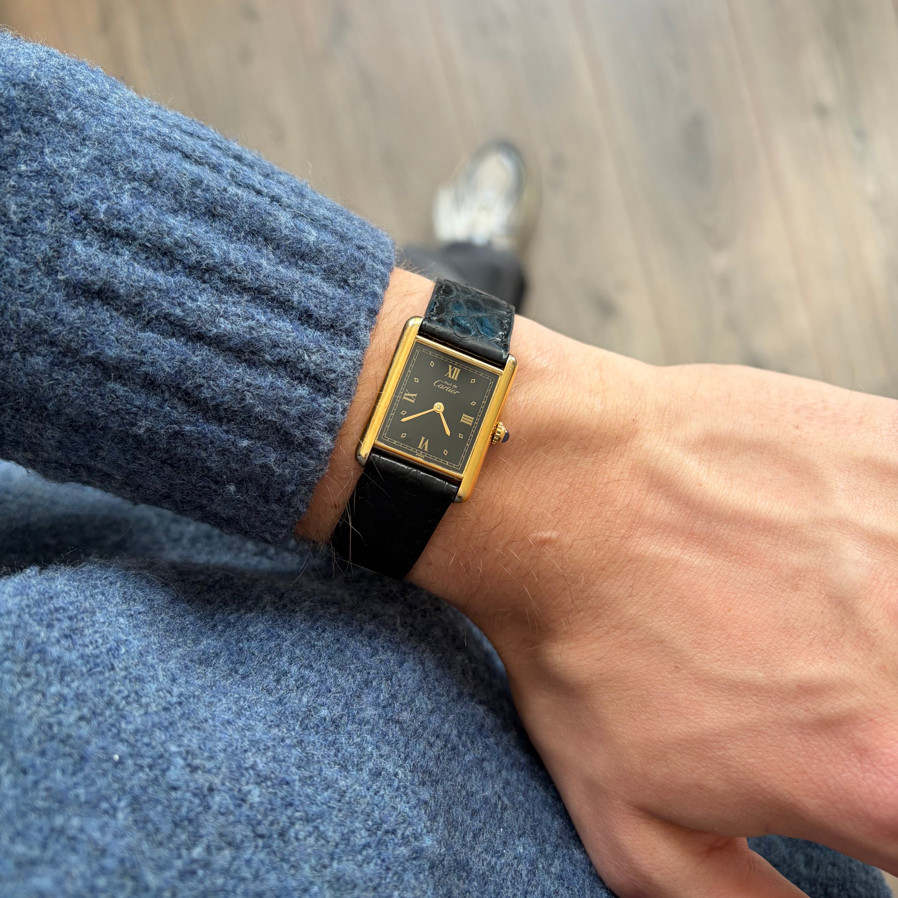 Cartier Tank Must Ref. 590005 Black Roman Dial