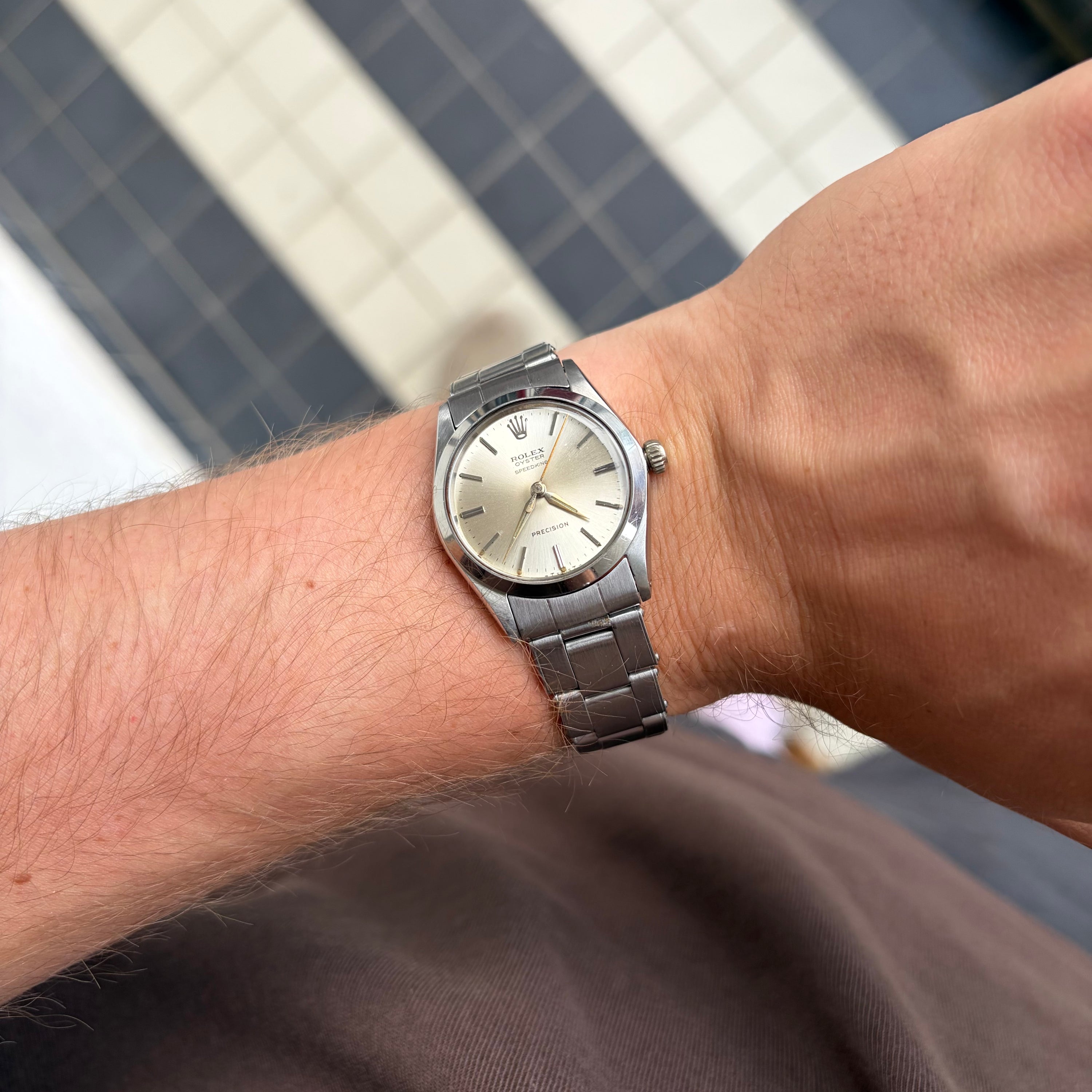 Rolex Speedking Ref. 6430 Silver Dial