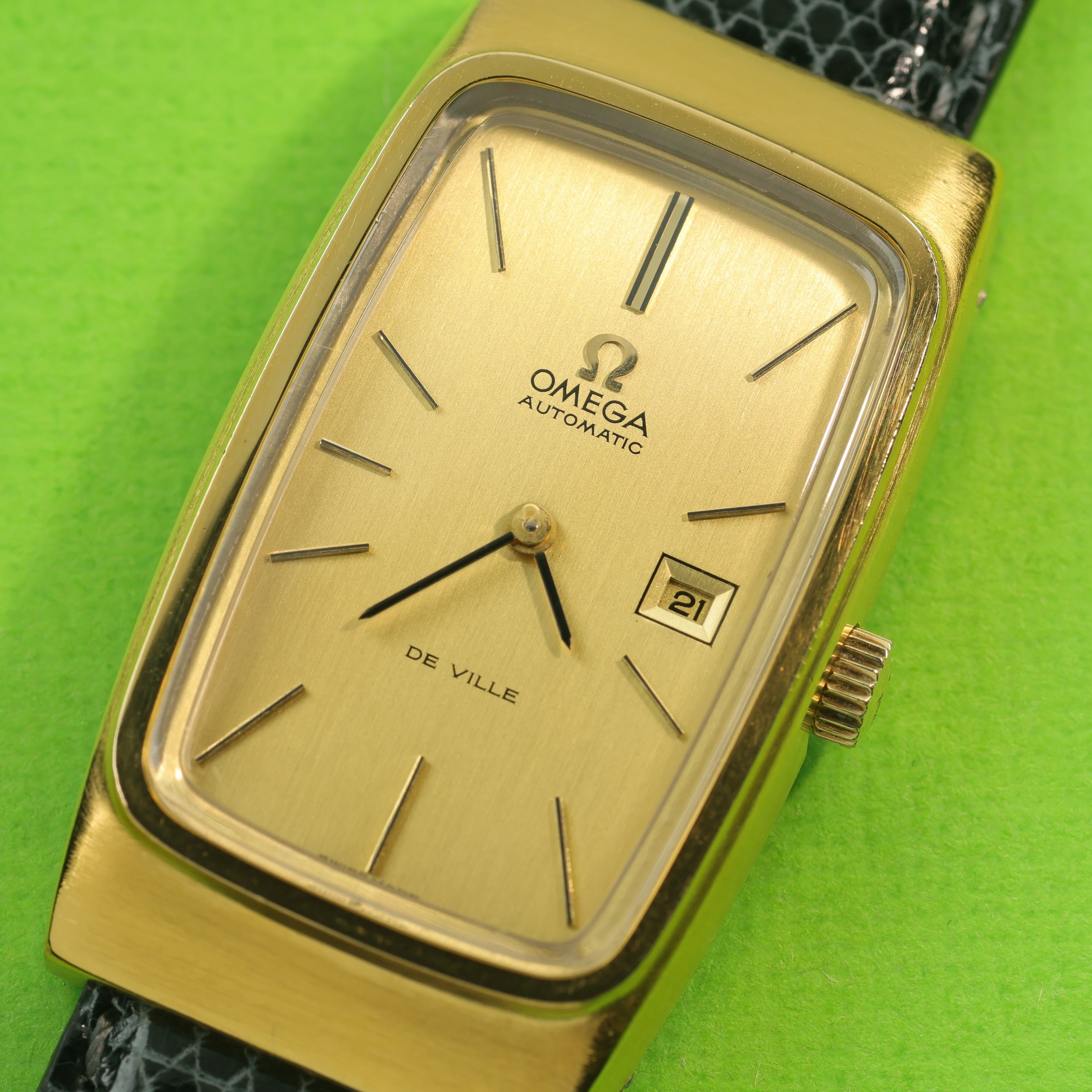 Omega De Ville Ref. 156.0001 Gold Plated With Original Papers