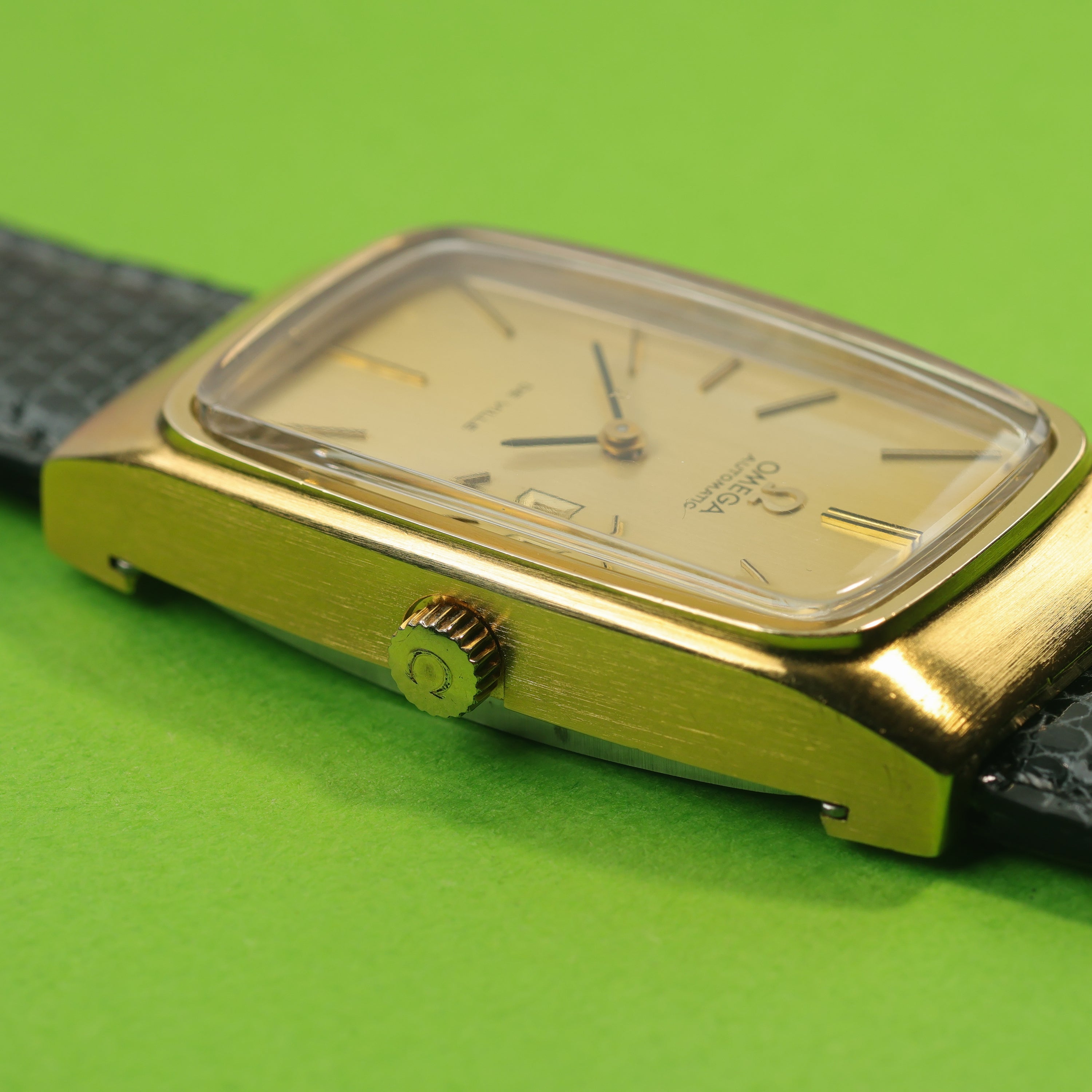 Omega De Ville Ref. 156.0001 Gold Plated With Original Papers