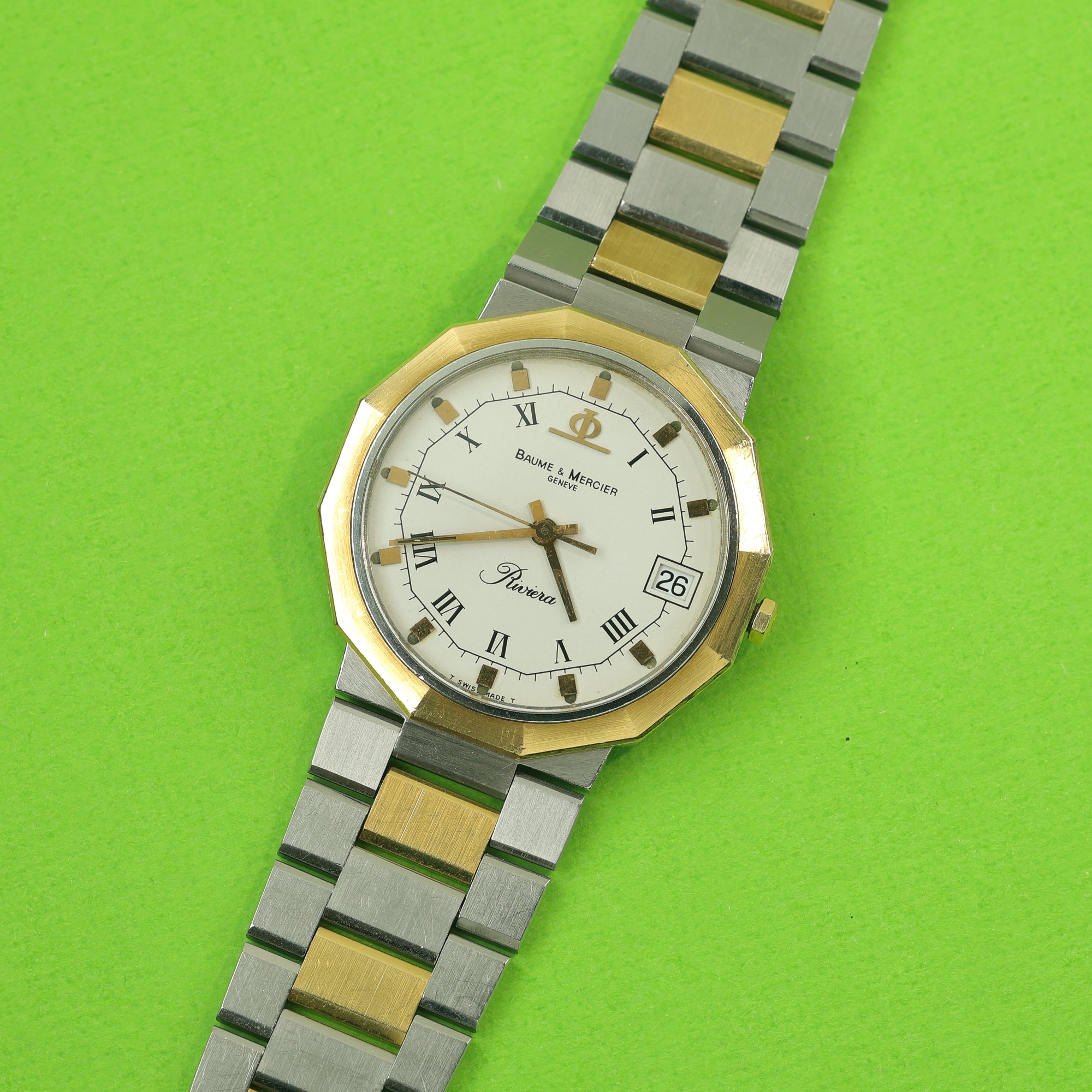 Baume & Mercier Riviera Ref. 5113.038 Steel and Gold