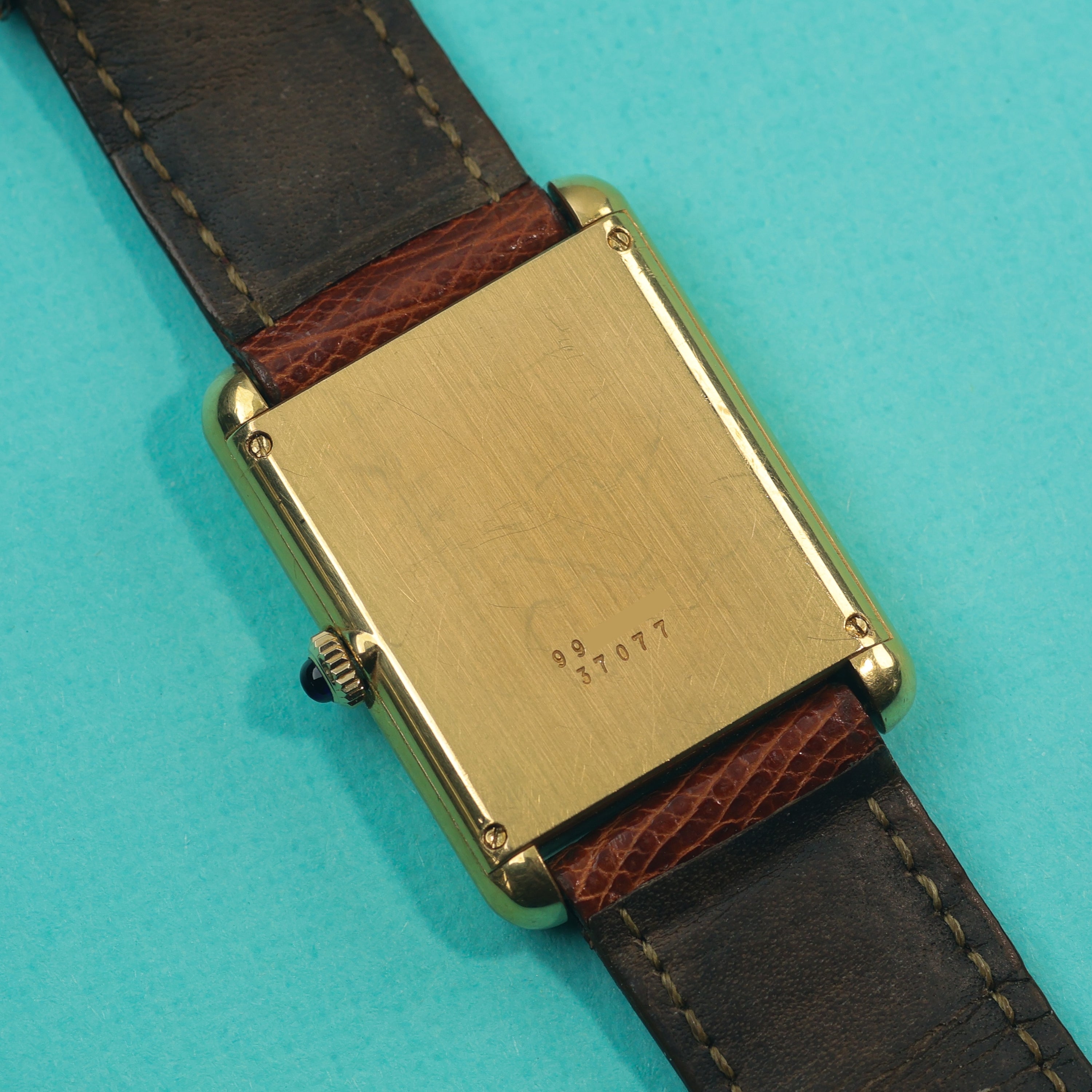 Baume & Mercier Tank Style Ref. 37077 18K Yellow Gold