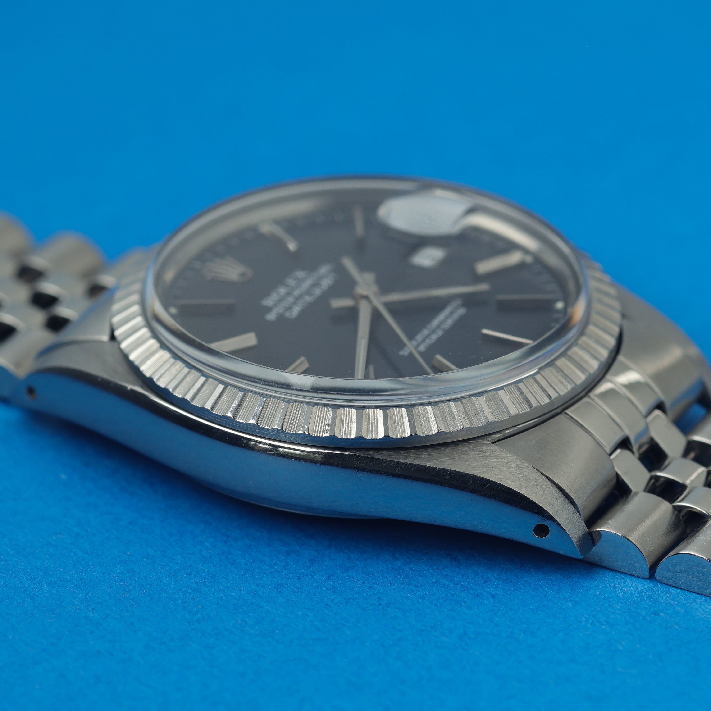 Rolex Datejust Ref. 16030 Box and Papers Deep Blue Service Dial