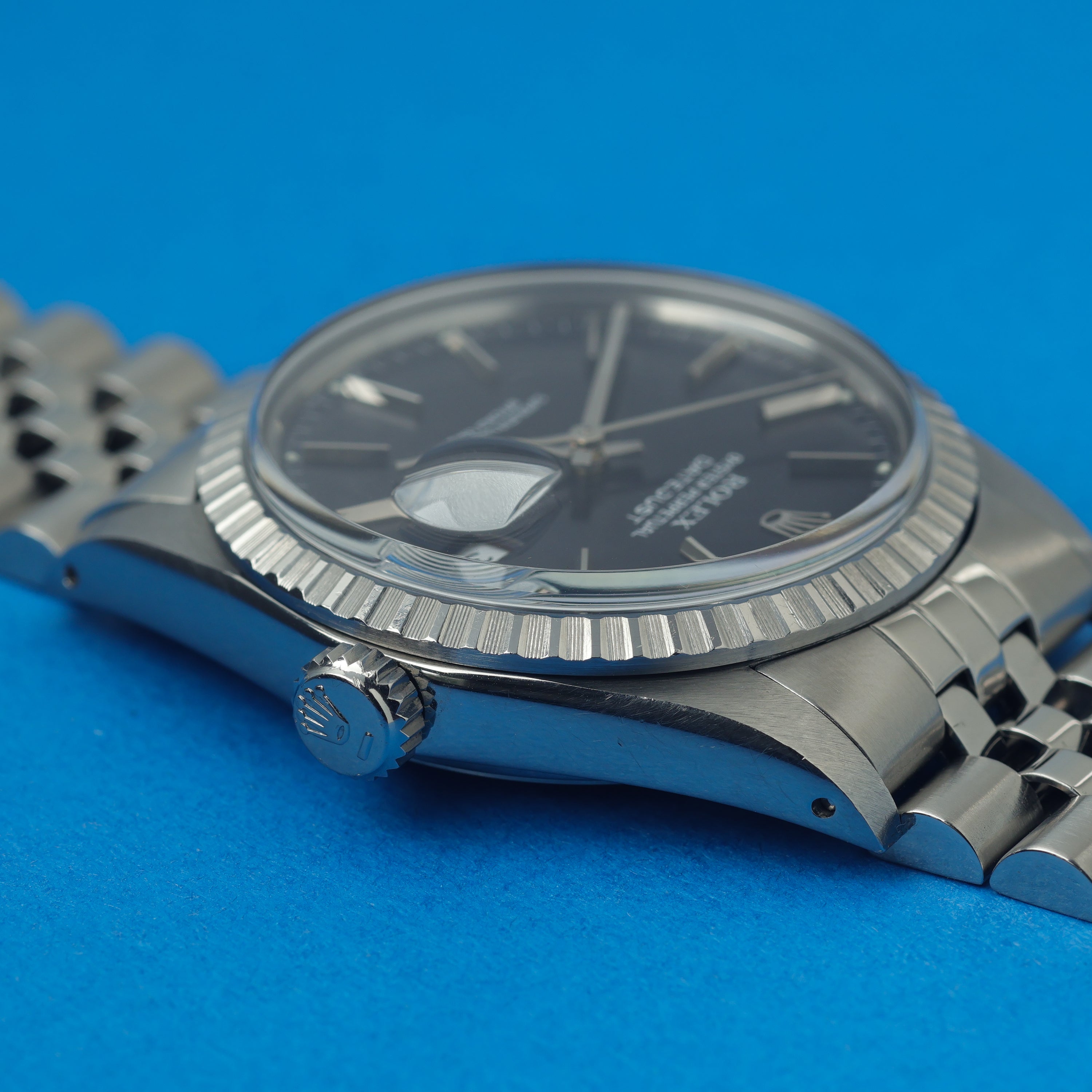 Rolex Datejust Ref. 16030 Box and Papers Deep Blue Service Dial