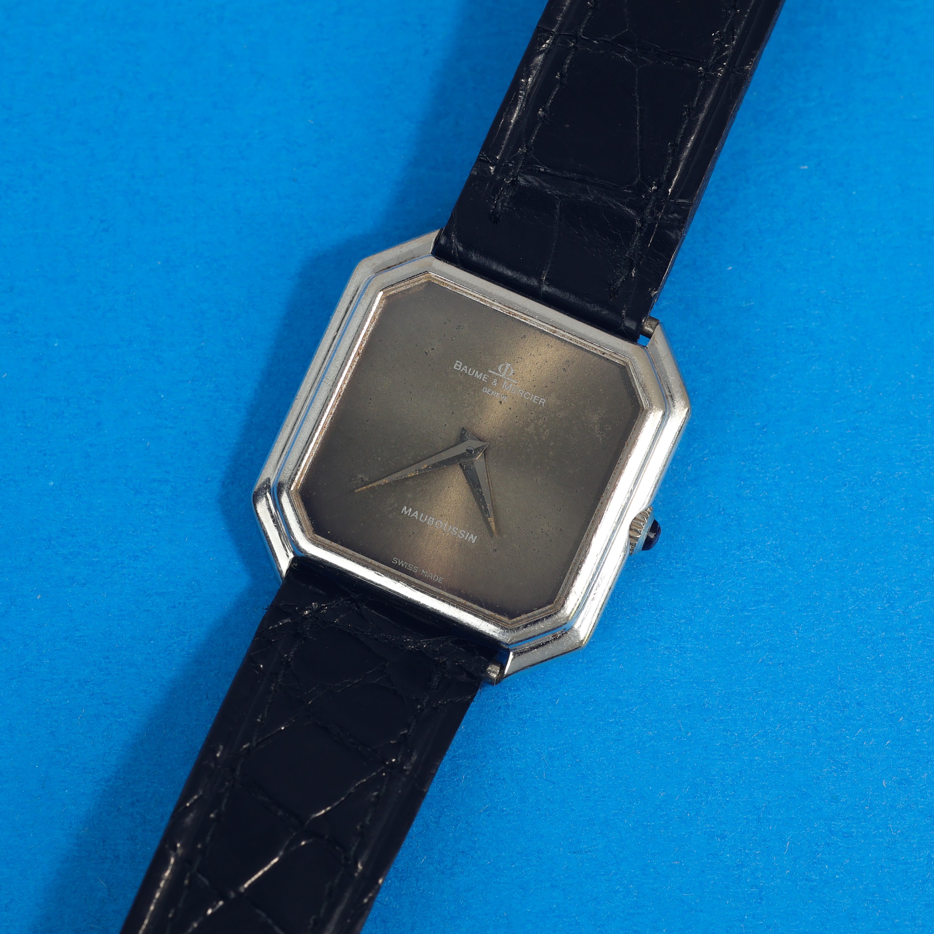 Baume & Mercier Ref. 38260 White Gold Grey 'Mauboussin' Dial