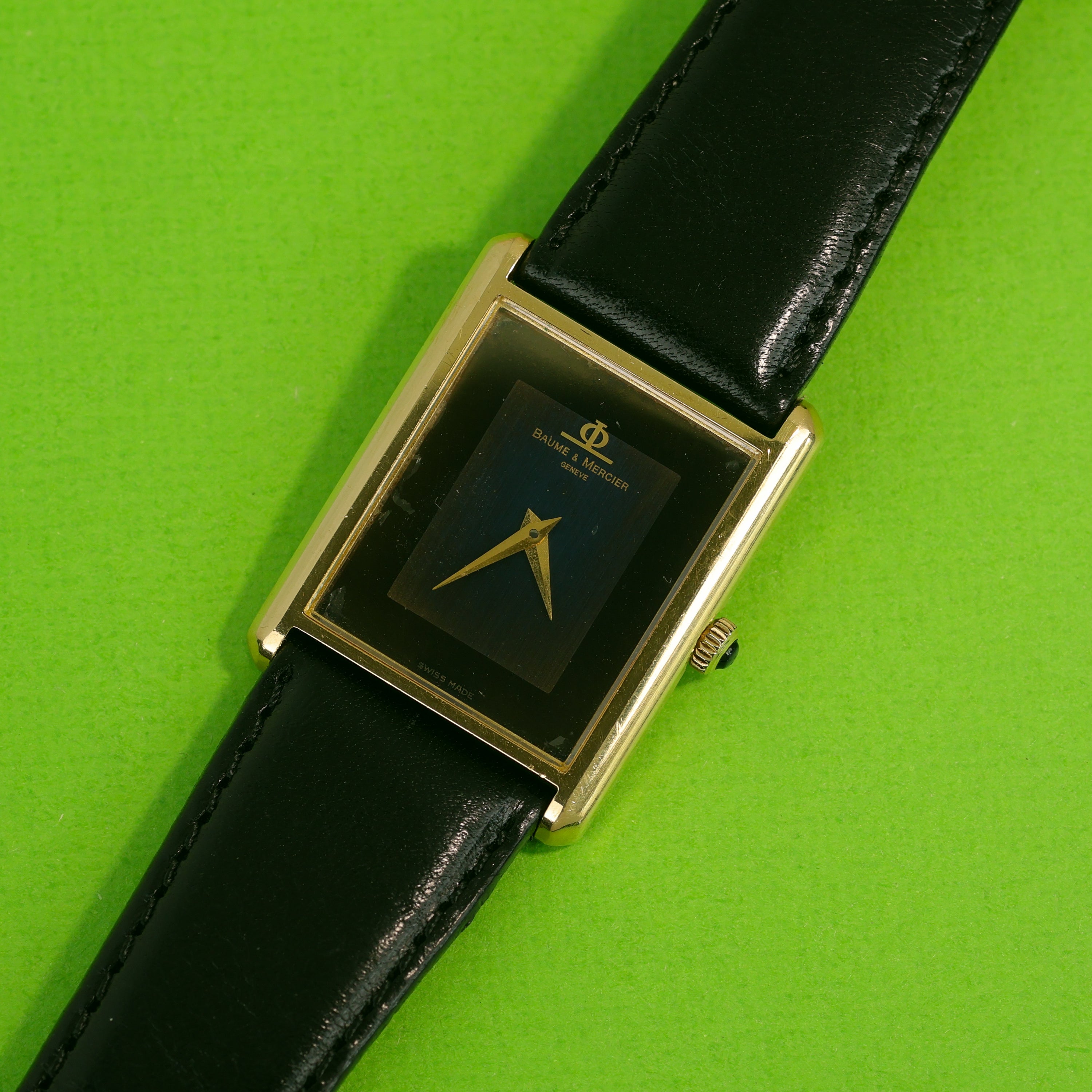 Baume & Mercier Rectangular Ref. 37059 Yellow Gold