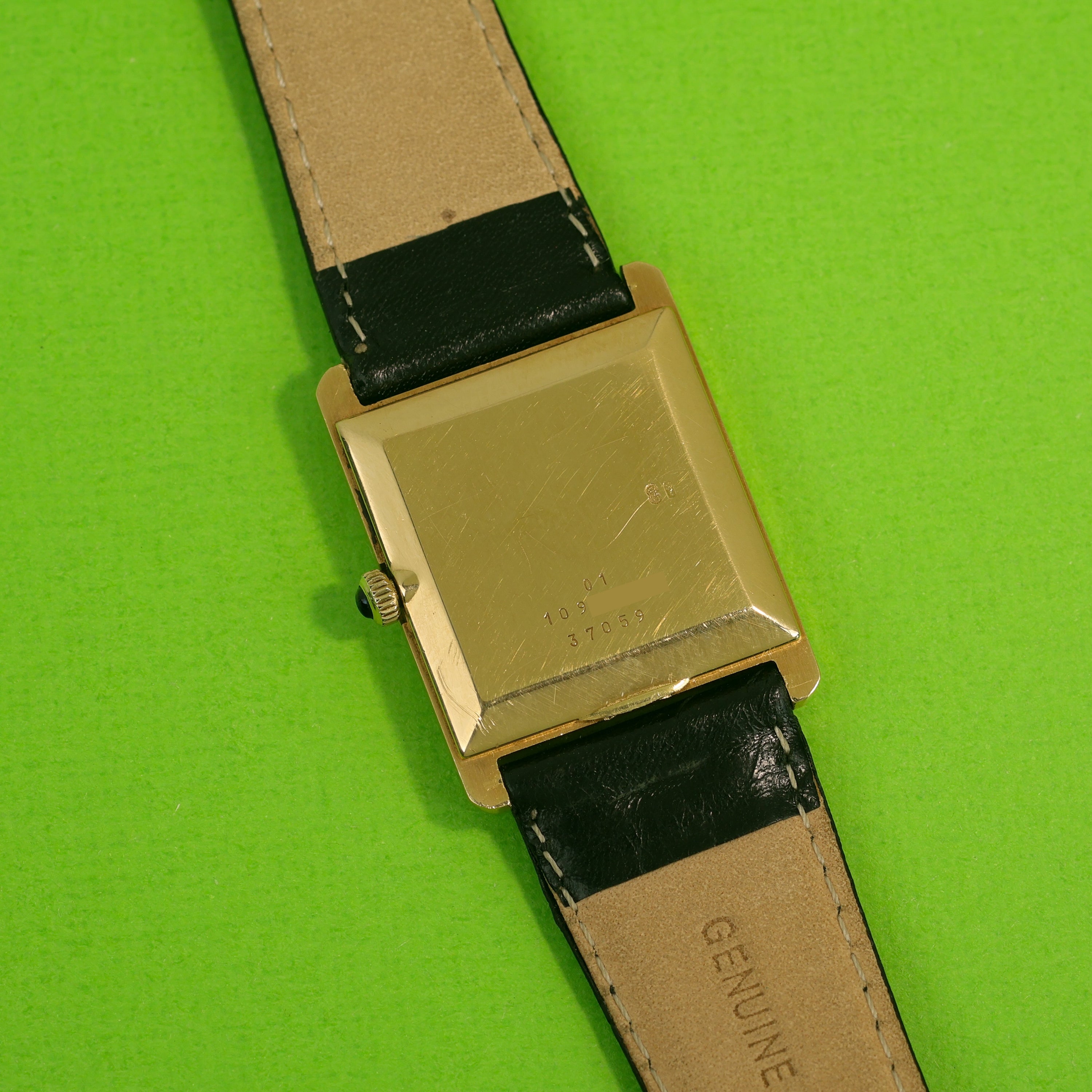 Baume & Mercier Rectangular Ref. 37059 Yellow Gold