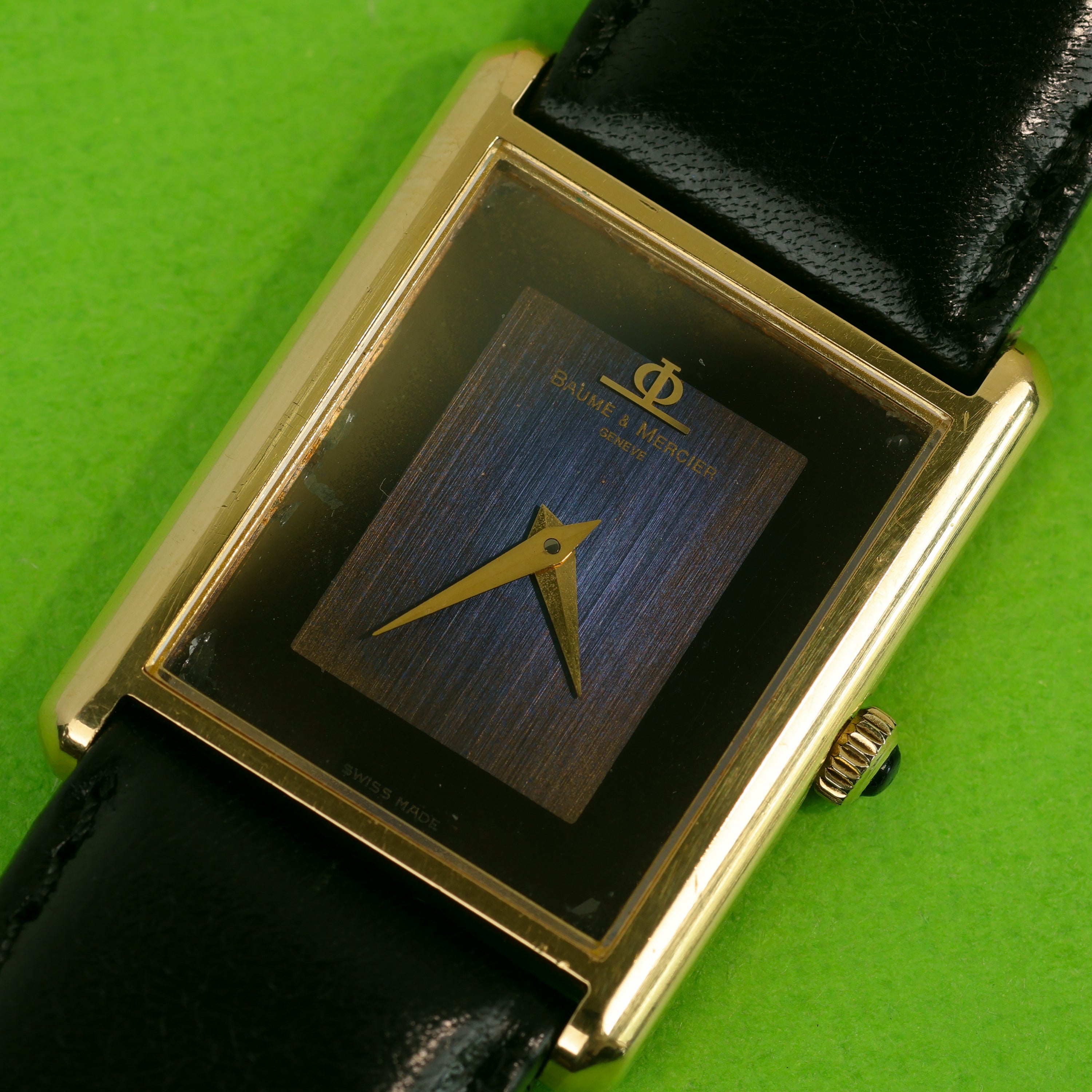Baume & Mercier Rectangular Ref. 37059 Yellow Gold