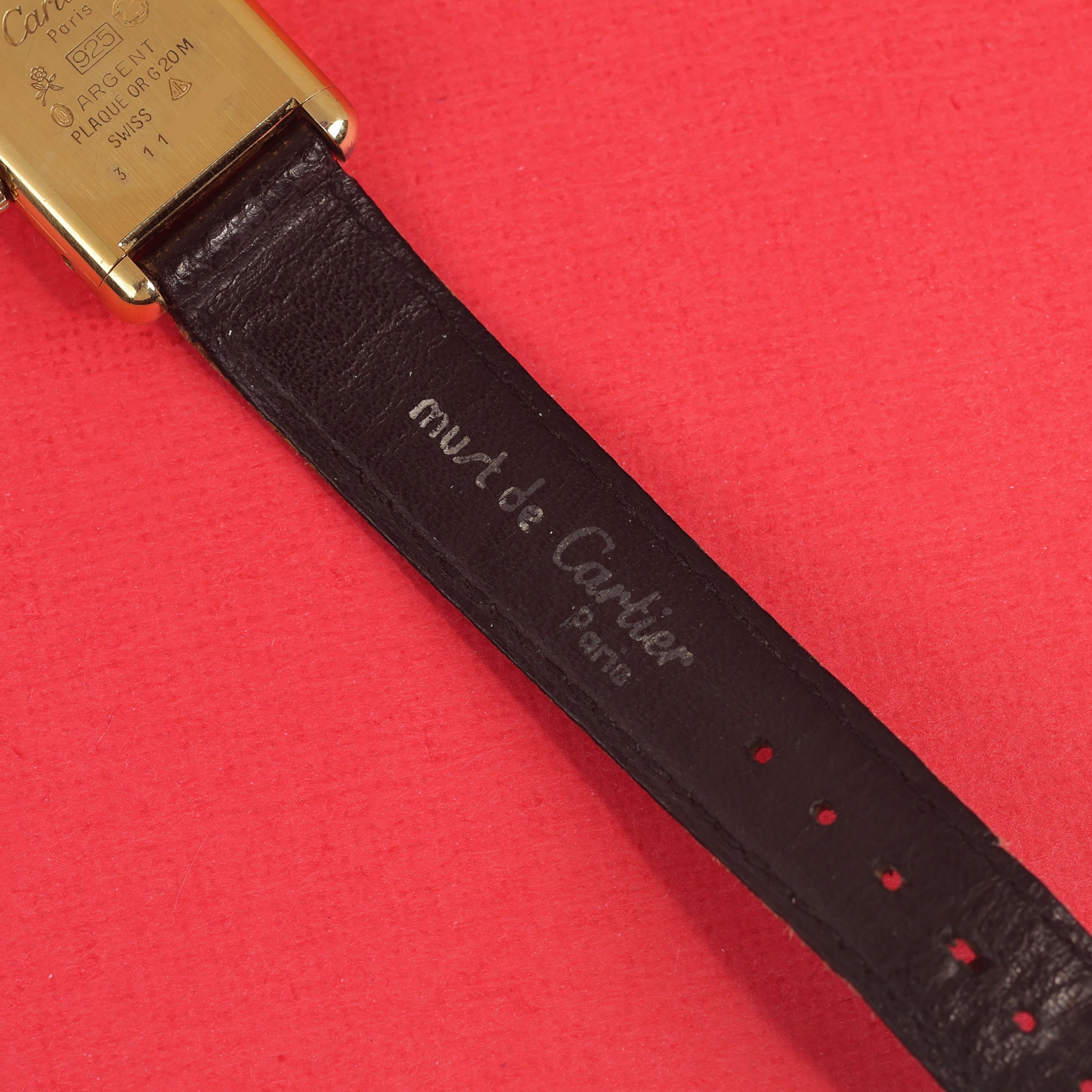 Cartier Tank Must Small Black Dial