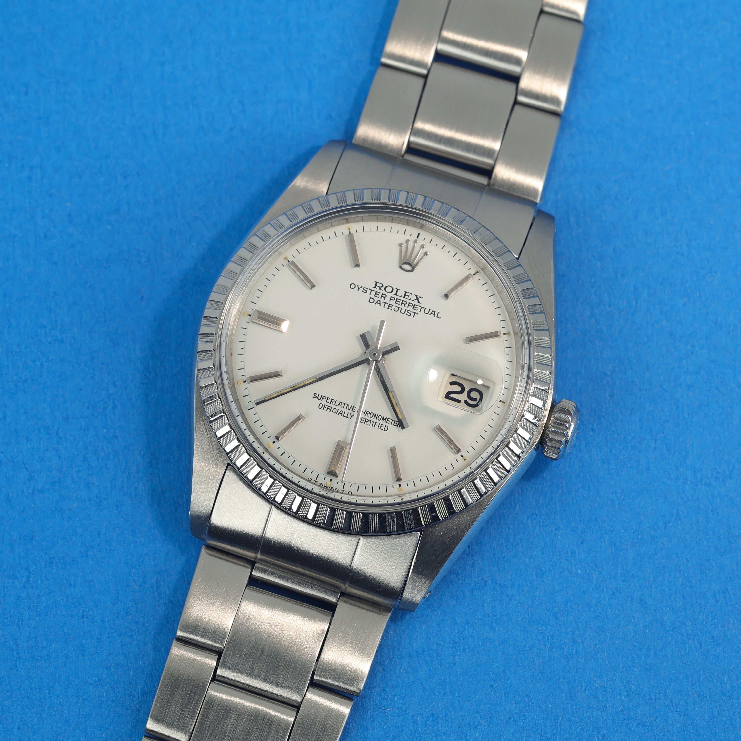 Rolex Datejust Ref. 1603 Matte White Dial