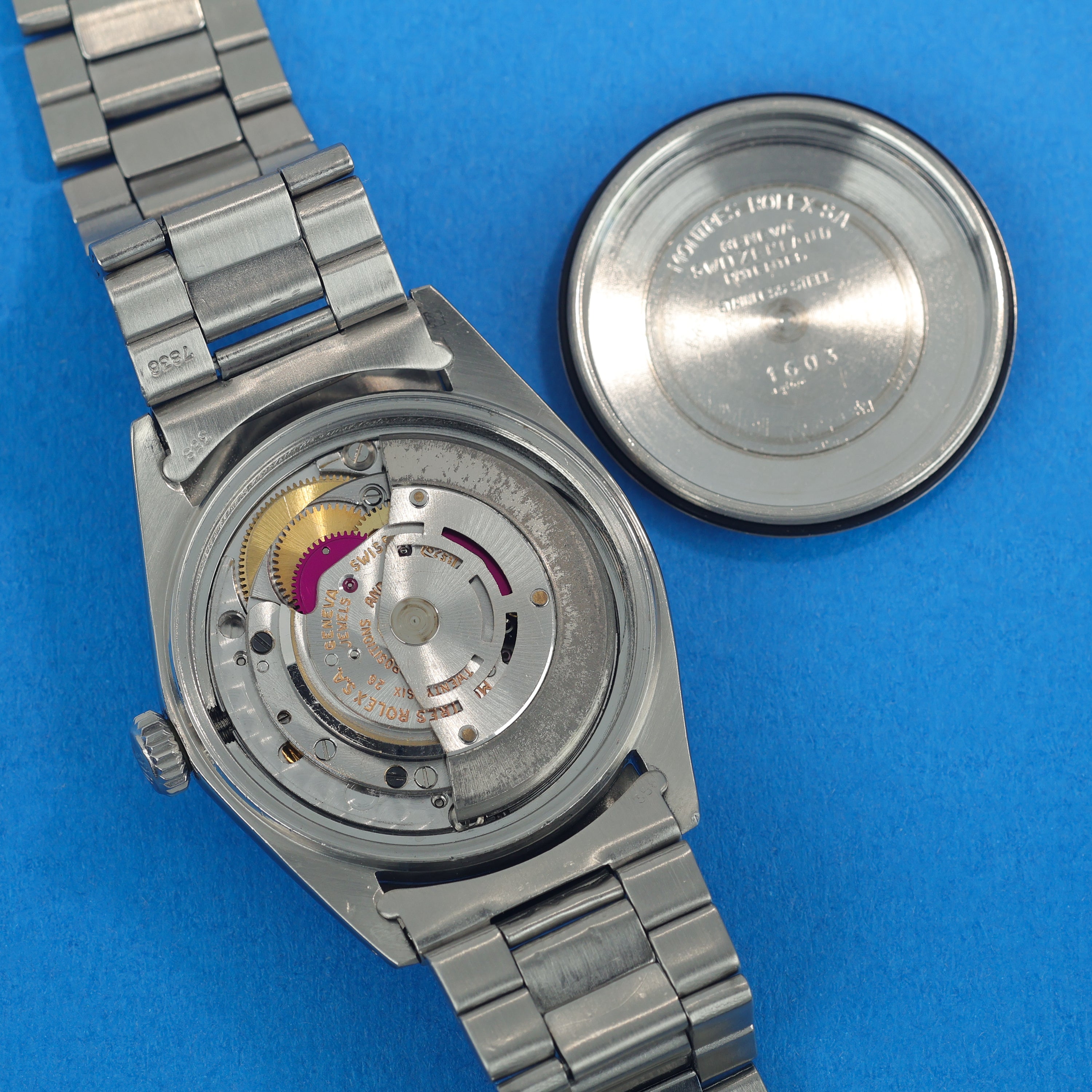 Rolex Datejust Ref. 1603 Matte White Dial