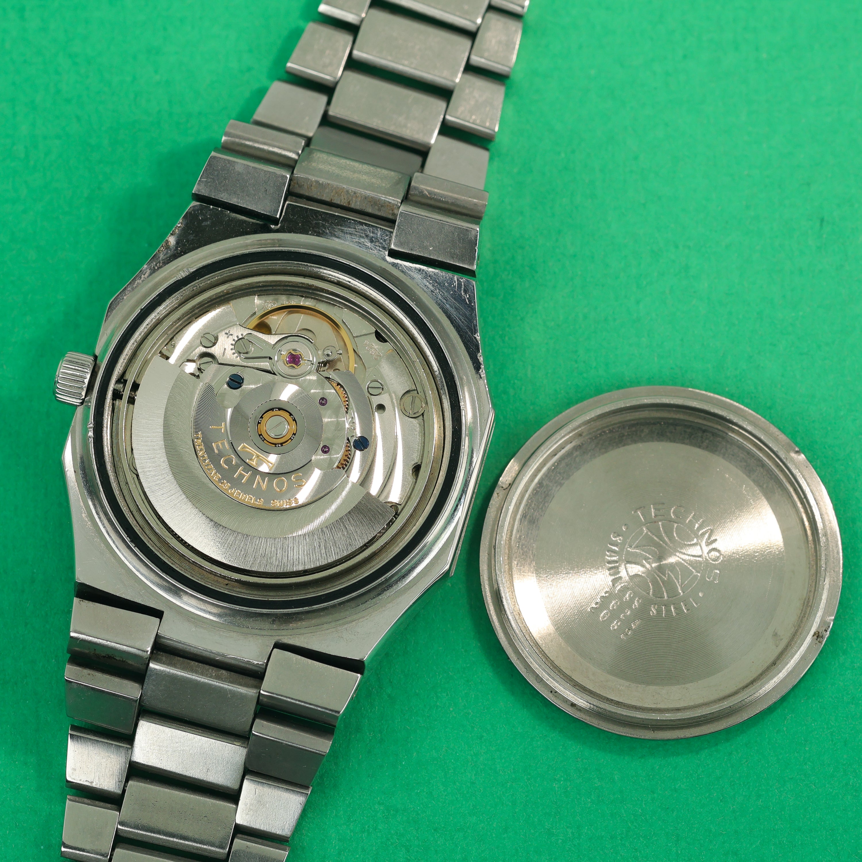 Technos Kaiser Tigon Automatic Cream 'Kaleidoscope' Dial