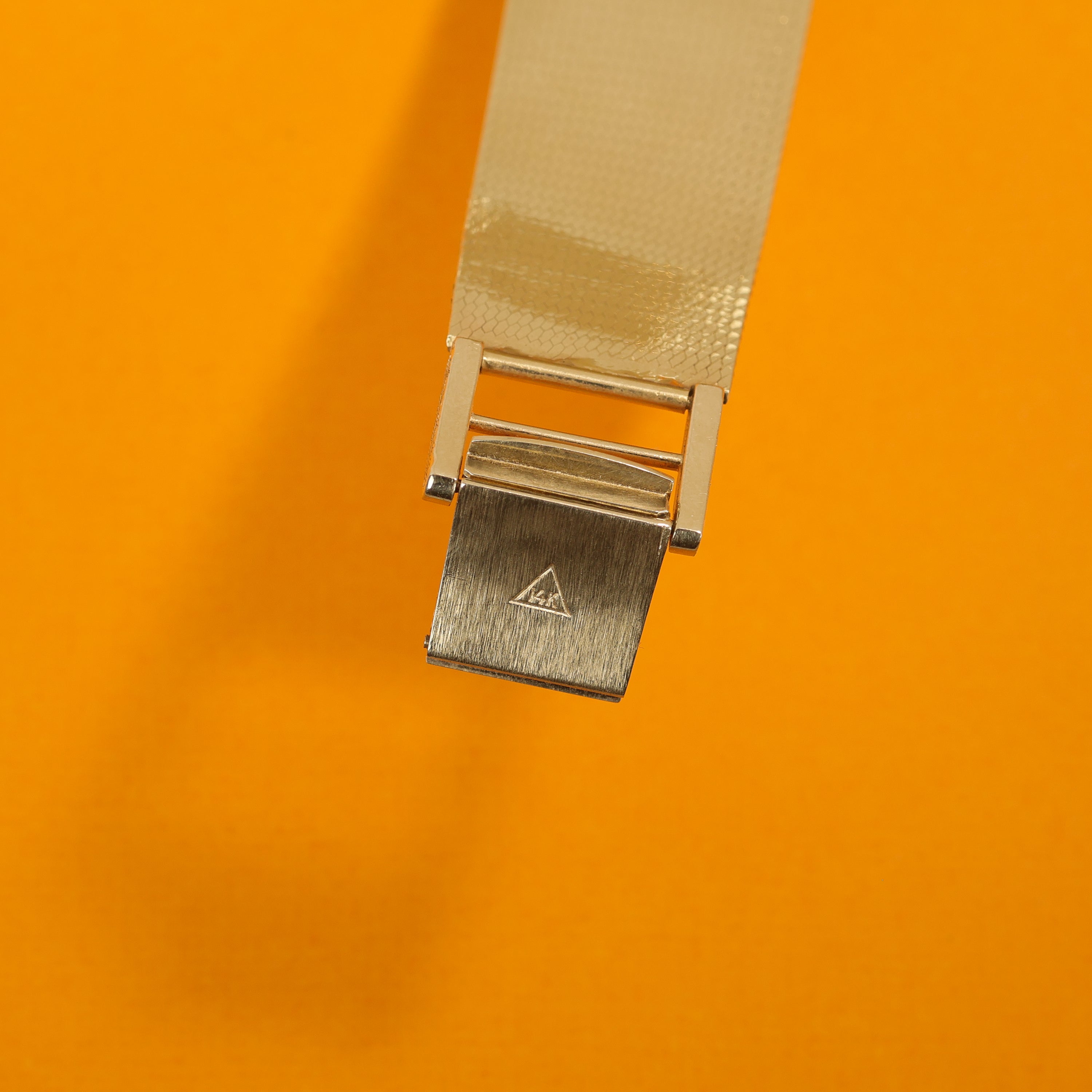 Omega Tank-Style Dresswatch Ref. DD6846 14K Yellow Gold Diamonds