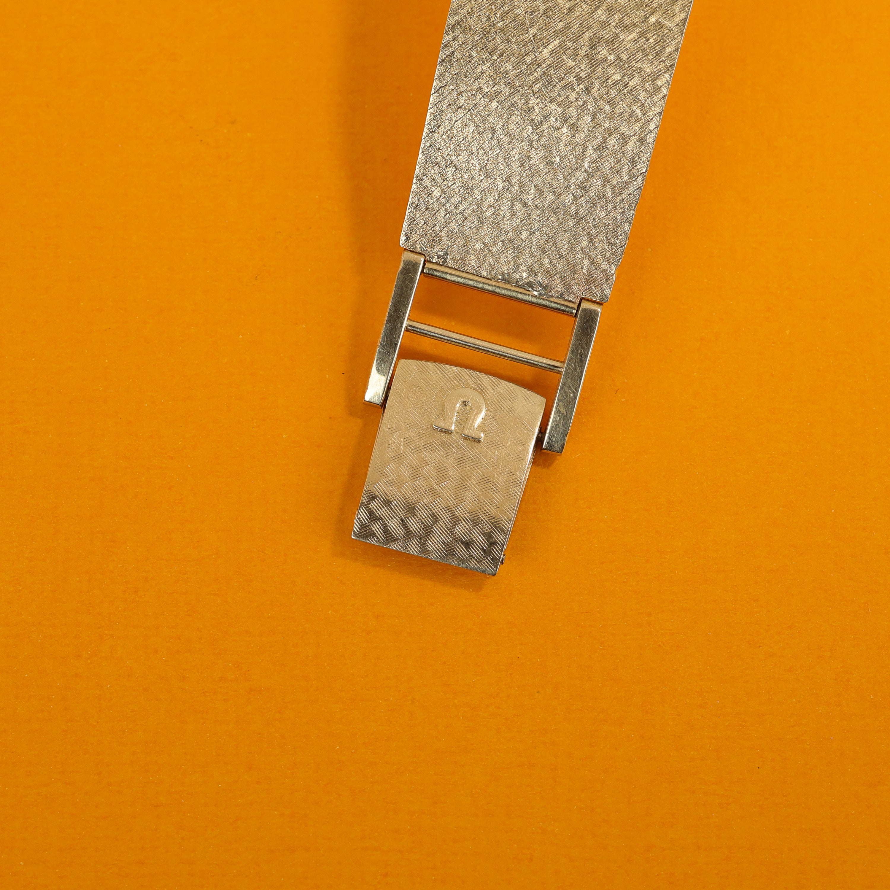 Omega Tank-Style Dresswatch Ref. DD6846 14K Yellow Gold Diamonds