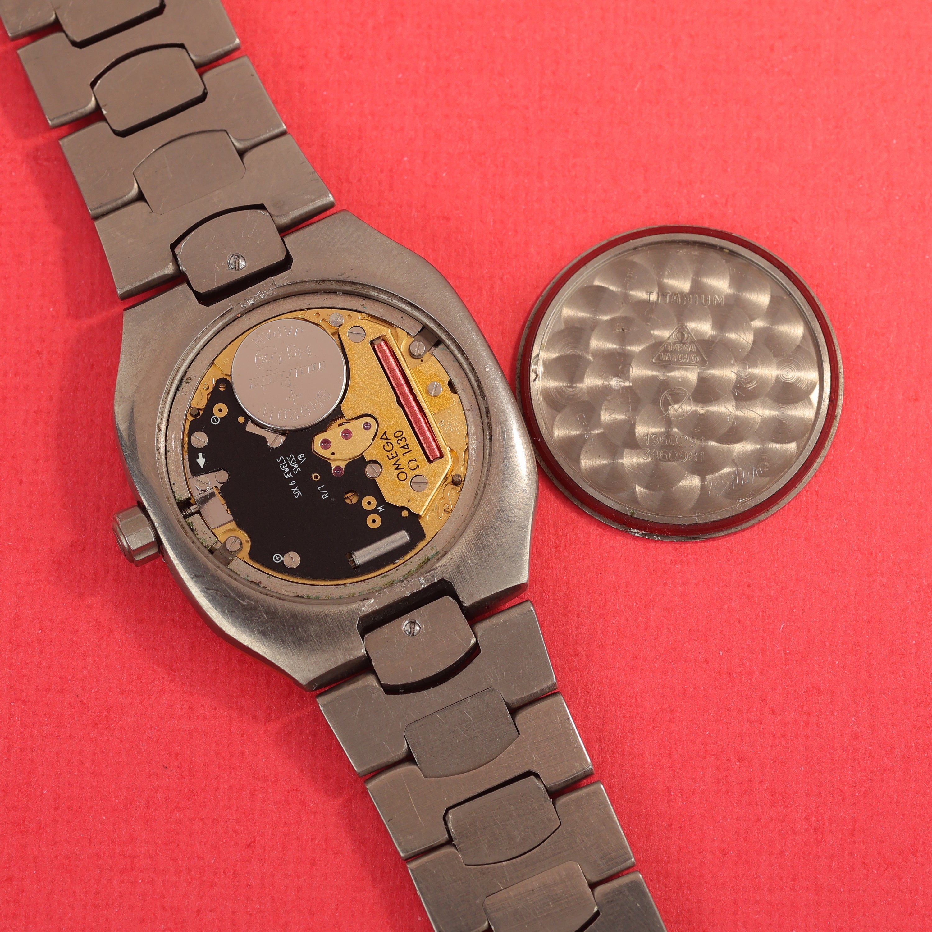 Omega Seamaster Polaris Ref. 3960.981 Gold Titanium Original Papers