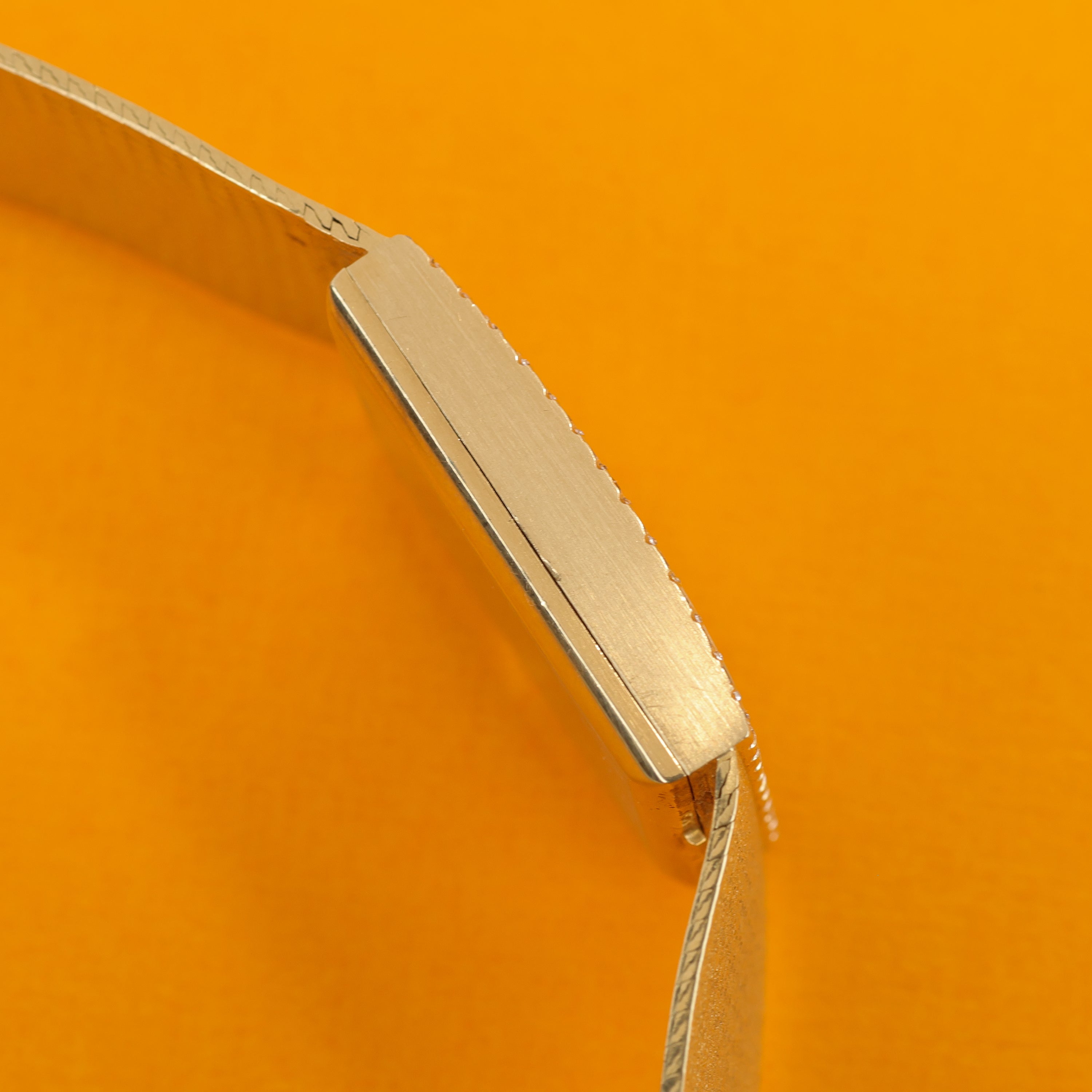 Omega Tank-Style Dresswatch Ref. DD6846 14K Yellow Gold Diamonds
