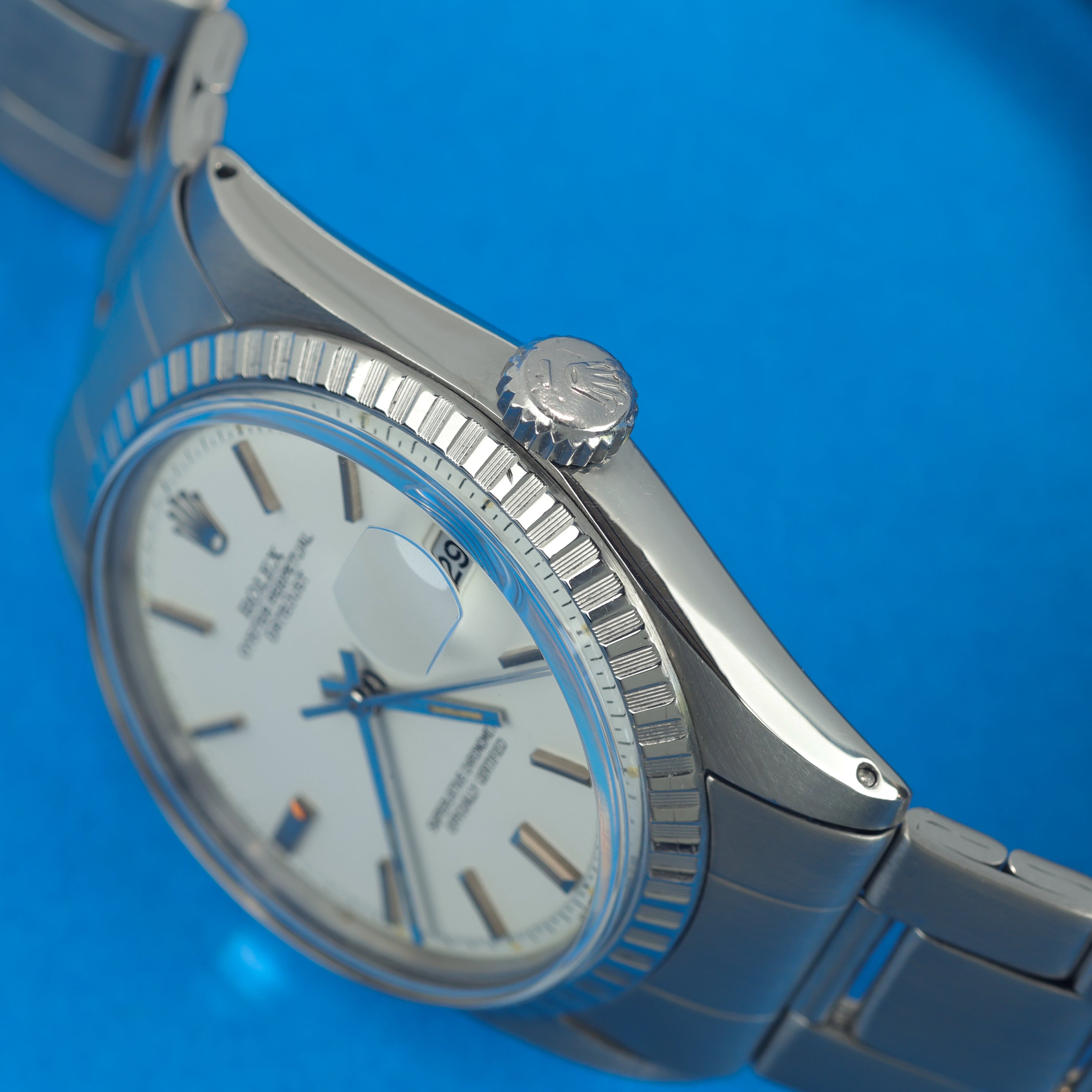 Rolex Datejust Ref. 1603 Matte White Dial