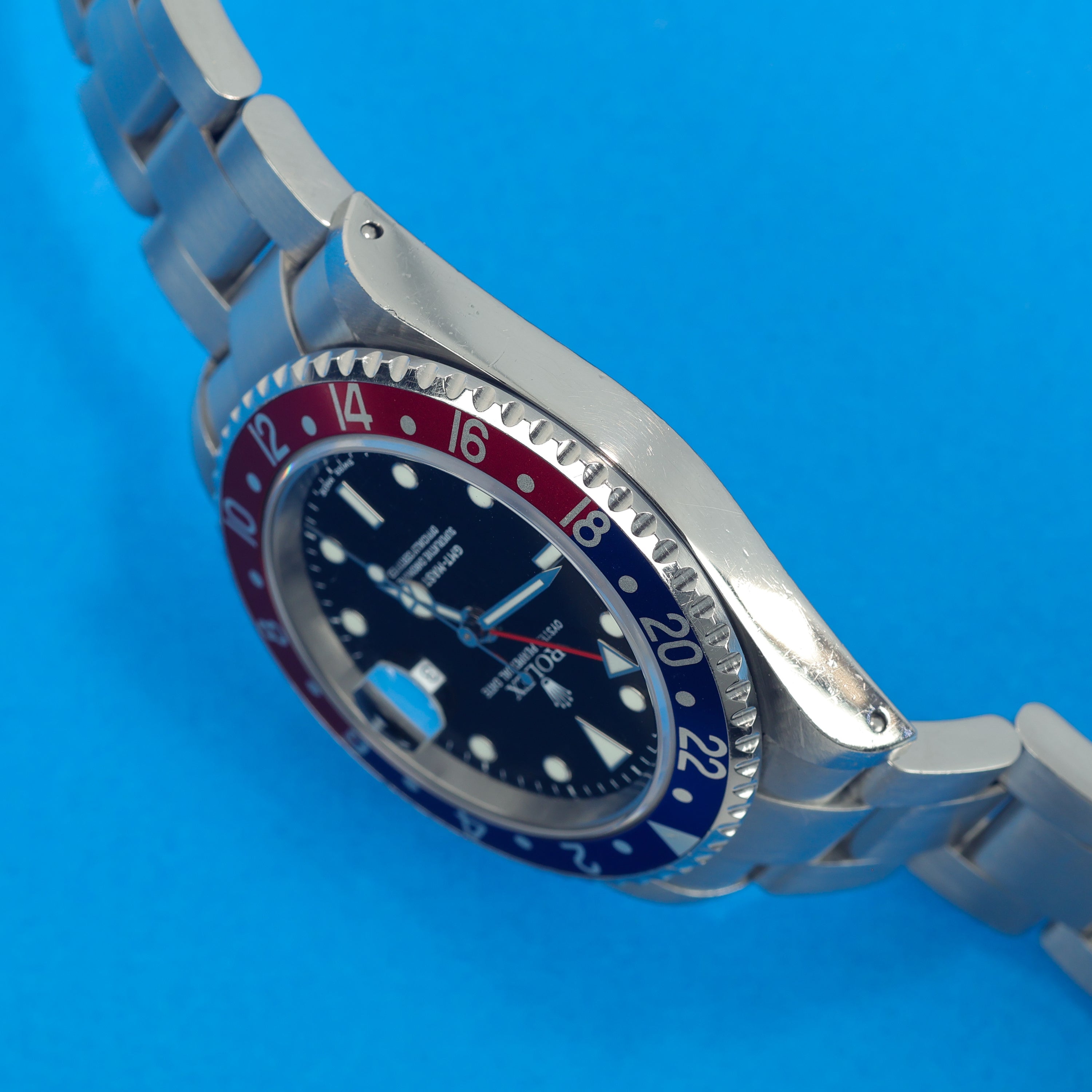 Rolex GMT-Master II Ref. 16710 Pepsi With Original Box and Papers
