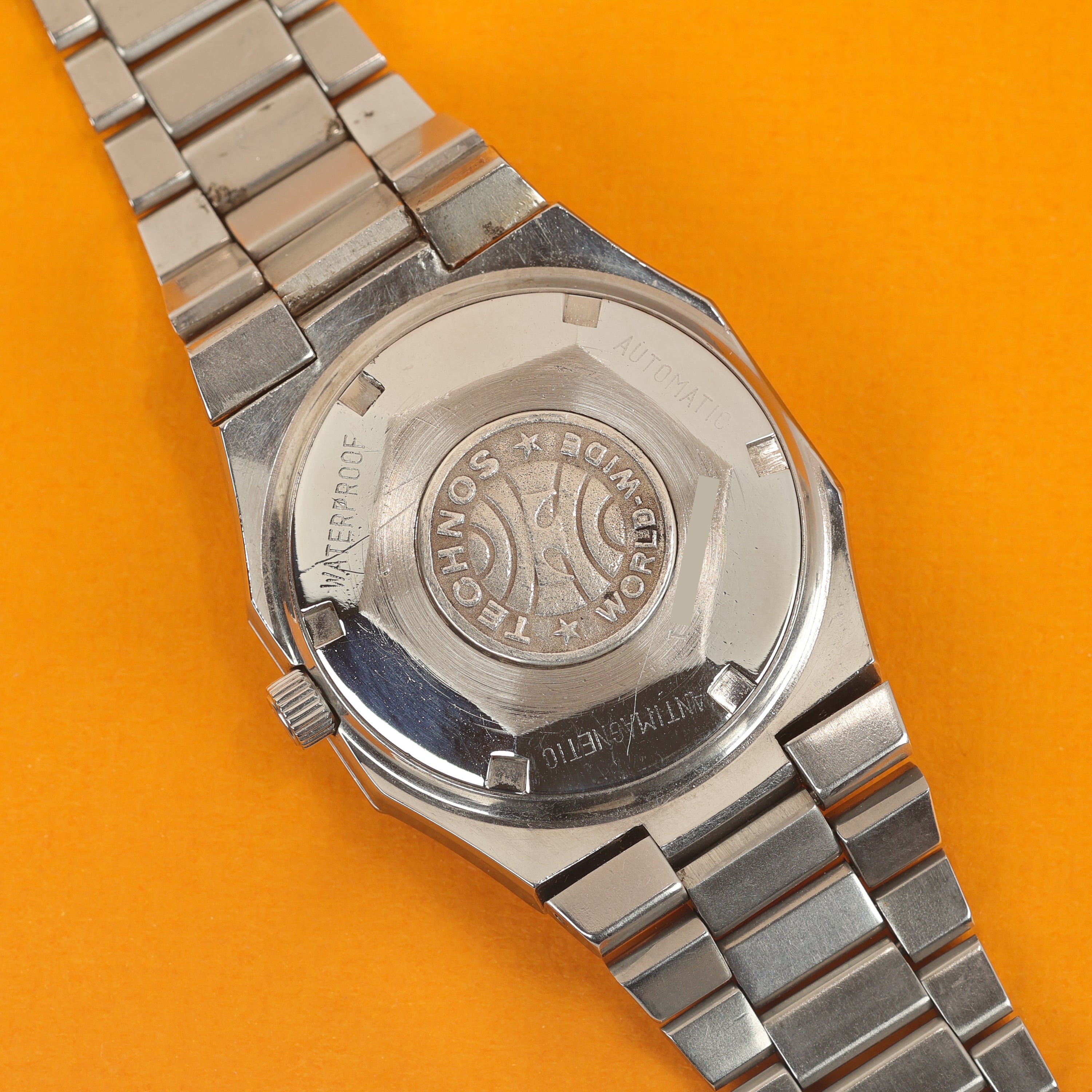 Technos Kaiser Tigon Lava Orange 'Kaleidoscope' Dial