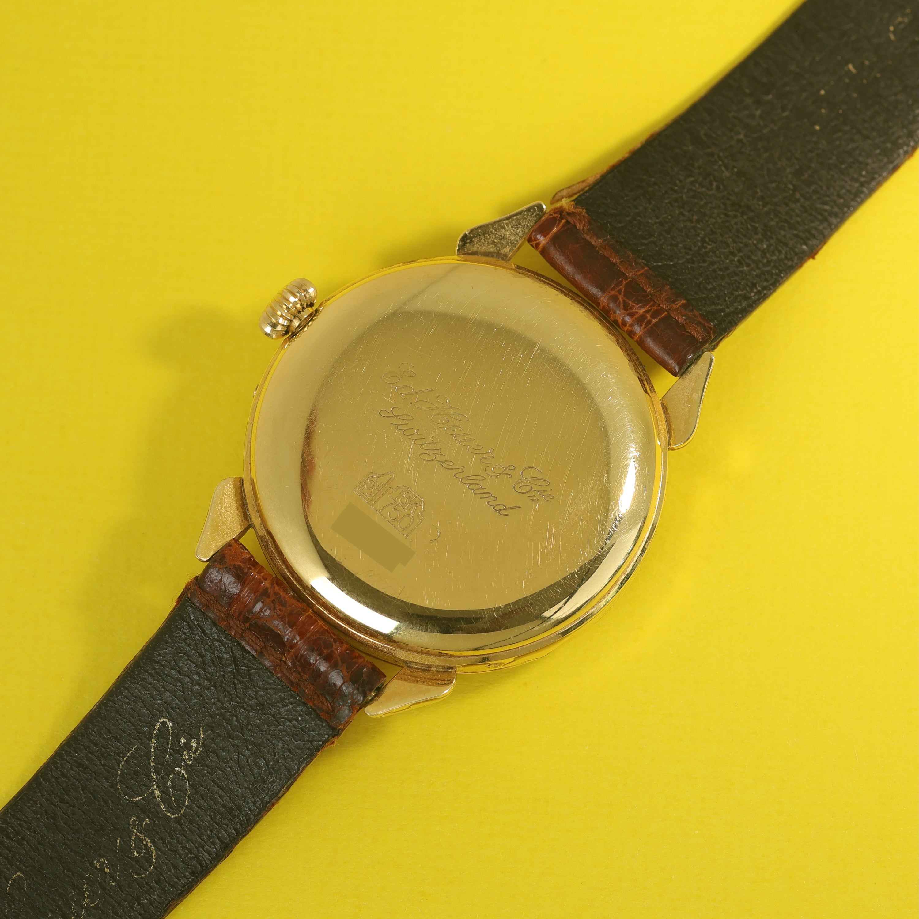 Ed Heuer & Cie. 125th Anniversary Triple Date 18K Yellow Gold