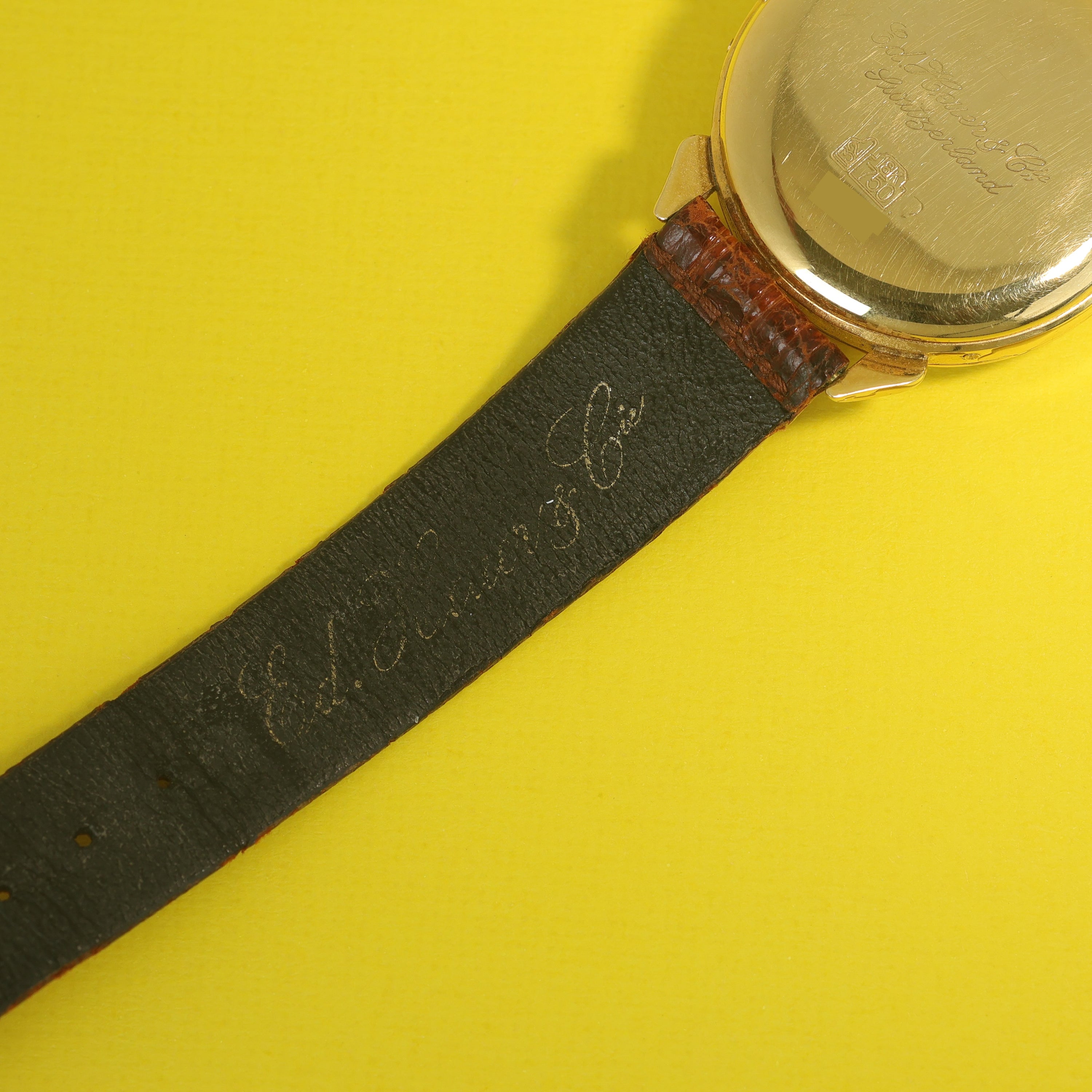 Ed Heuer & Cie. 125th Anniversary Triple Date 18K Yellow Gold