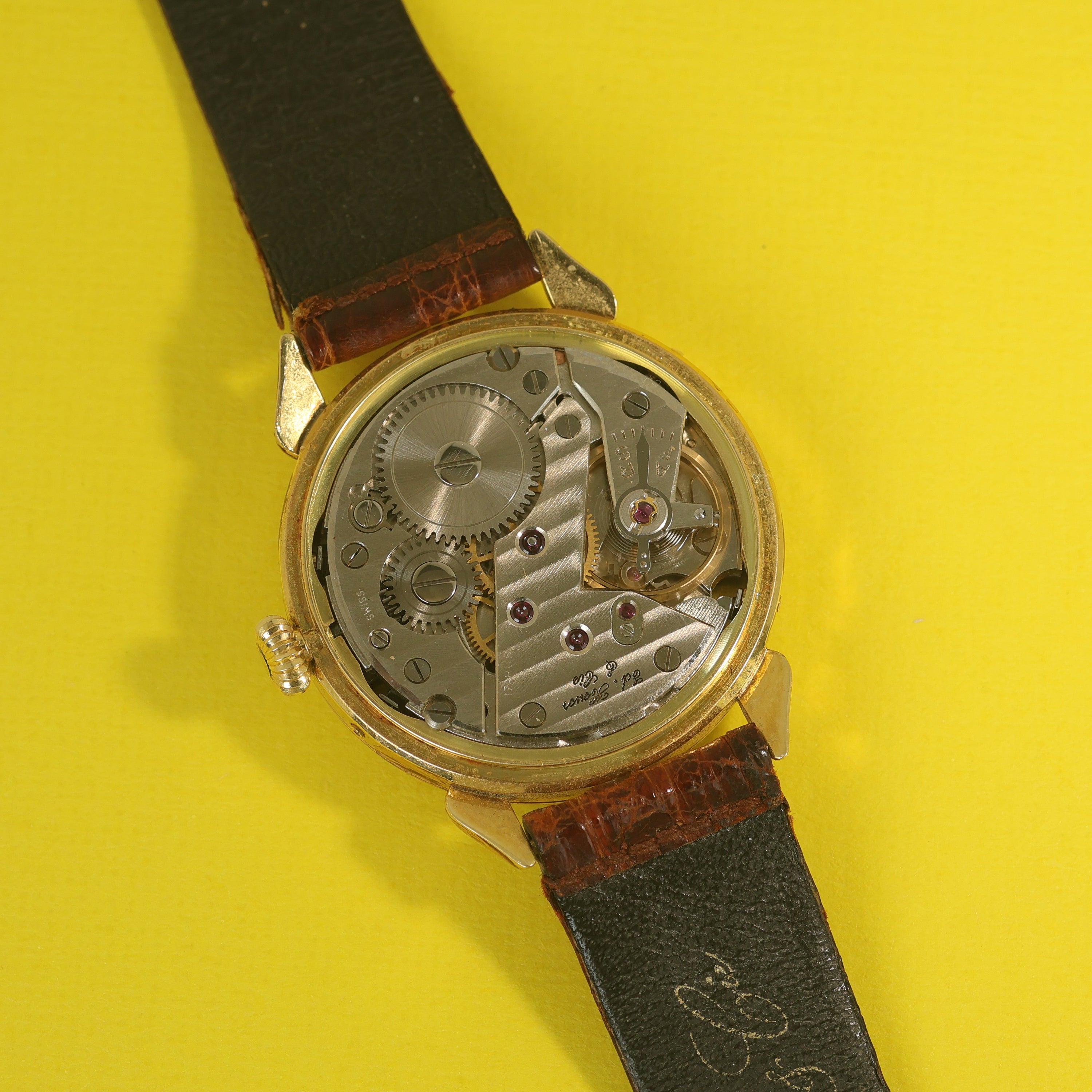 Ed Heuer & Cie. 125th Anniversary Triple Date 18K Yellow Gold